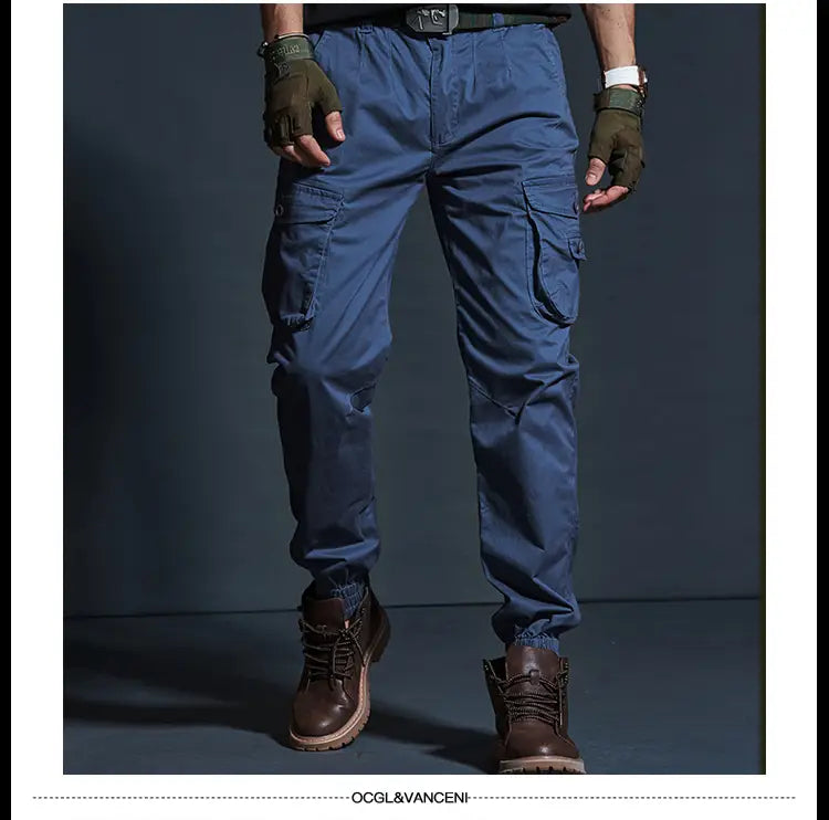 Military Tactical Pants Mens Joggers Camouflage Cargo Casual