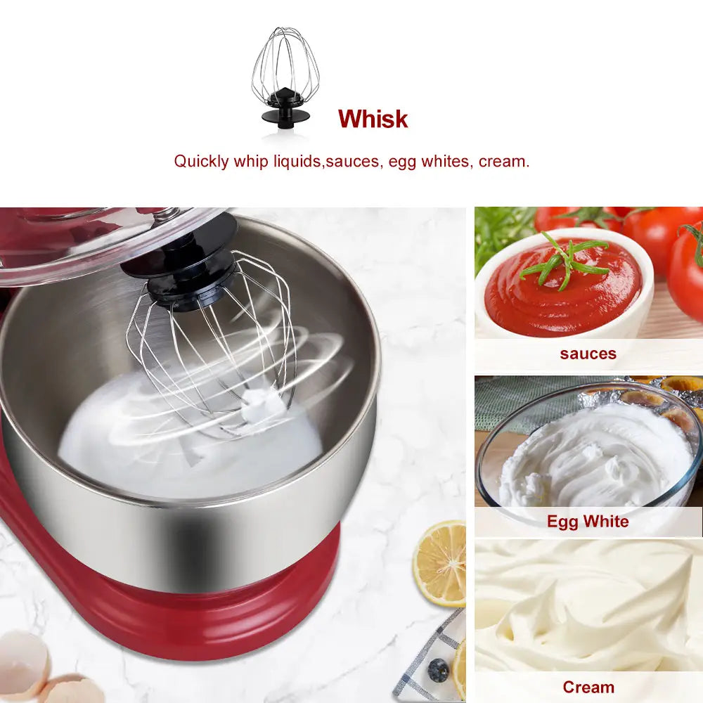 BioloMix 6L/5L Mixer Planetary 6-speed Kitchen Food Blender