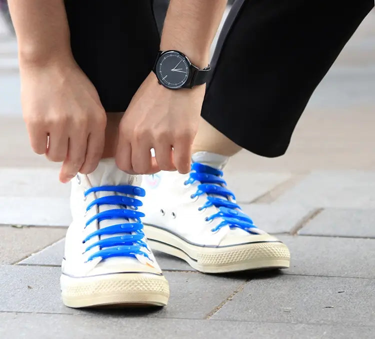14pcs/set Waterproof Silicone Shoelace Safty Shoes