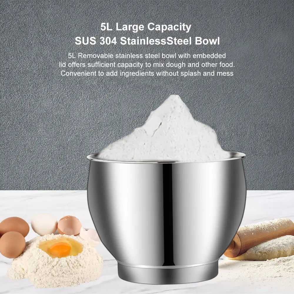BioloMix 6L/5L Mixer Planetary 6-speed Kitchen Food Blender