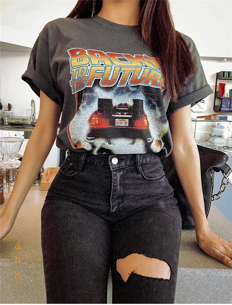 Sexy High Waist Tassel Ripped Holes Denim Pants Female