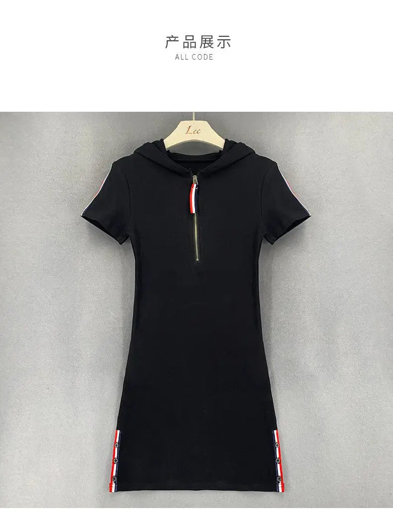 New Year 2022 Women’s Summer Dress Mini Bodycon Wrap Hip