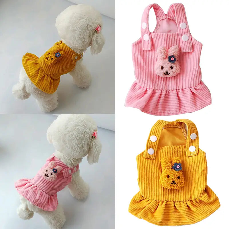Dogs Clothing Dog Sweater Dress Dog Princess Dress Pet Small