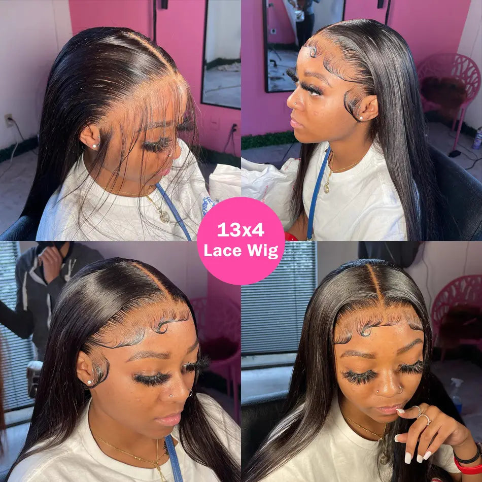 360 Lace Frontal Human Hair Wigs Pre Plucked For Black Women