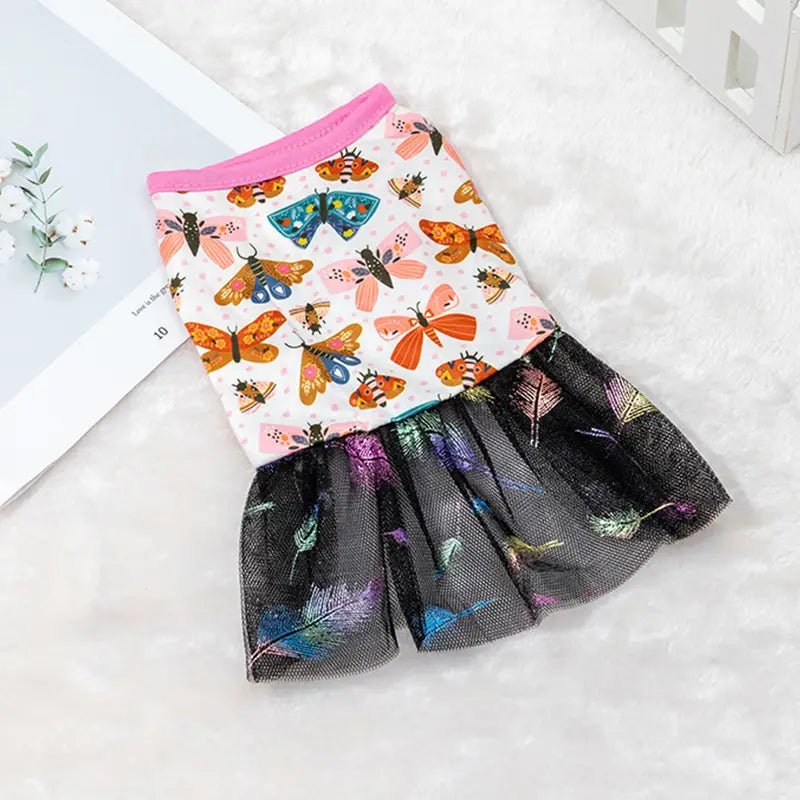 Dogs Clothing Dog Sweater Dress Dog Princess Dress Pet Small