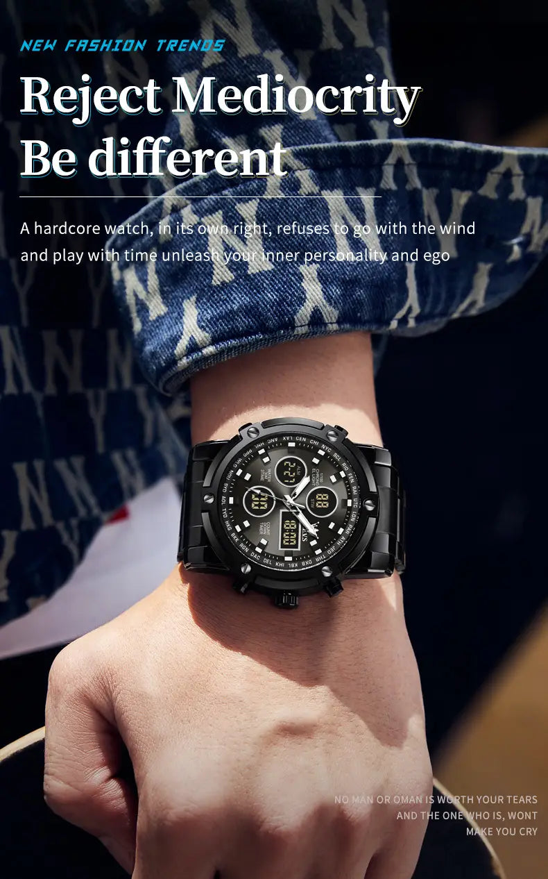 OLEVS Men&#39;s Watches Original Multifunctional Wlectronic