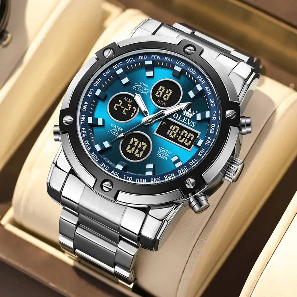 OLEVS Men&#39;s Watches Original Multifunctional Wlectronic
