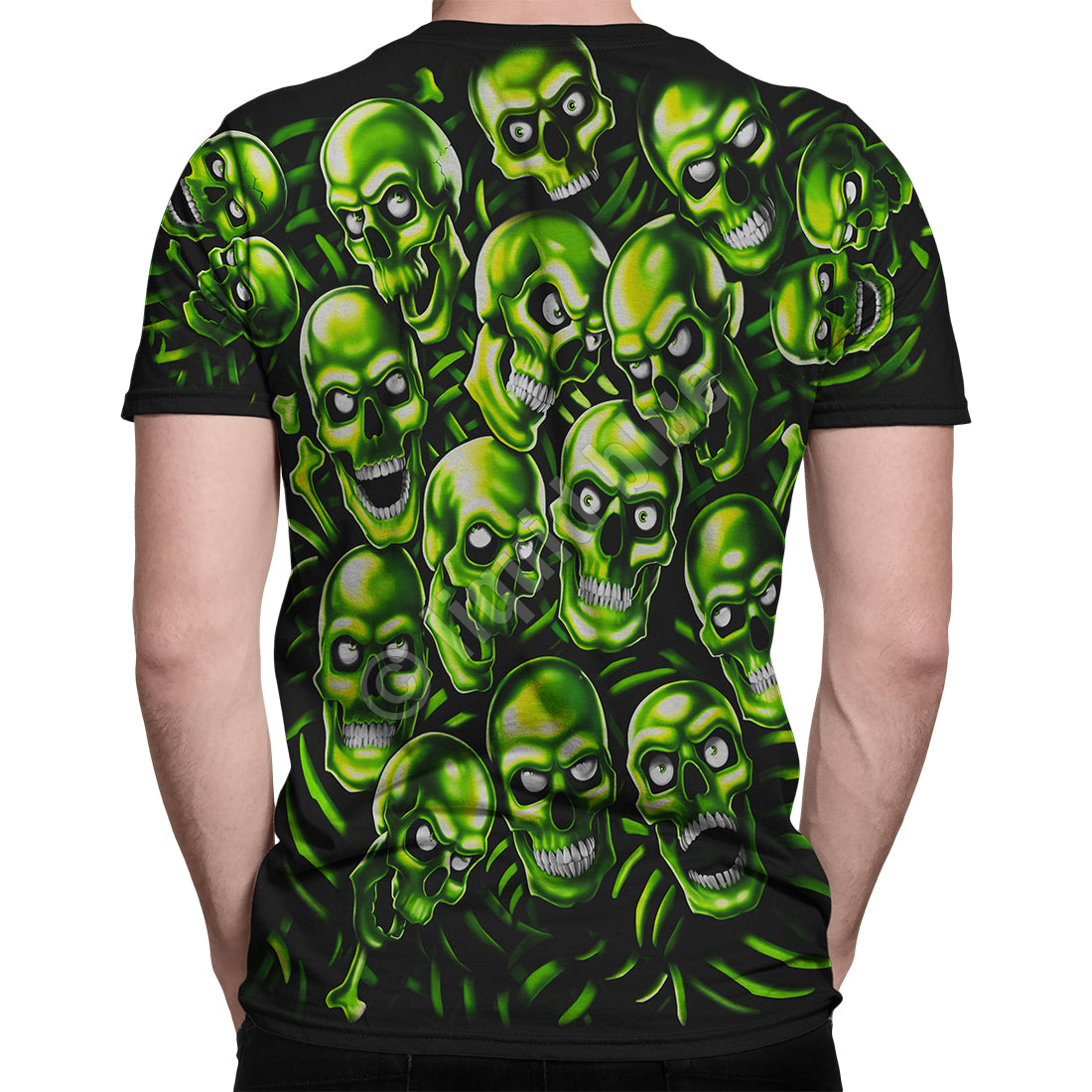 green skull shirt supreme