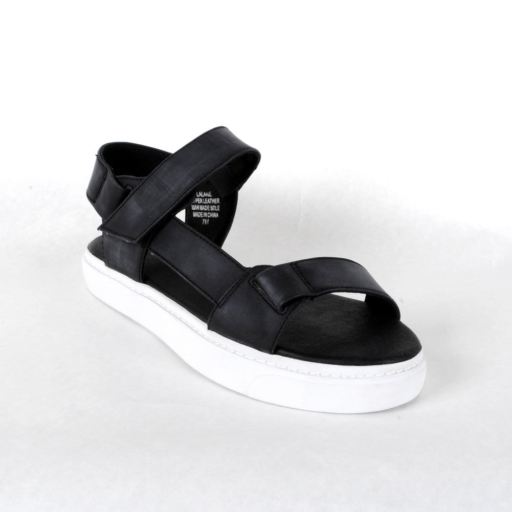 Jeffrey Campbell - Lalane Sandal, Black White – The Giant Peach