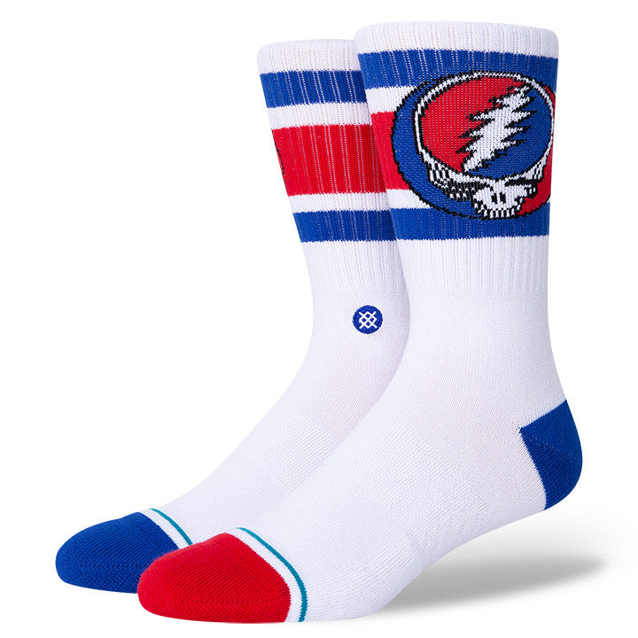 Stance X Grateful Dead Steal Youre Boyd Men S Socks White The Giant Peach