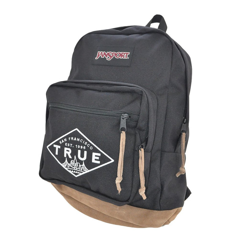 basic black jansport backpack