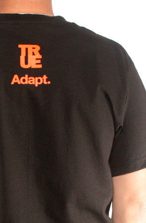 Beat LA (Men's Black/Orange Tee) – Adapt.