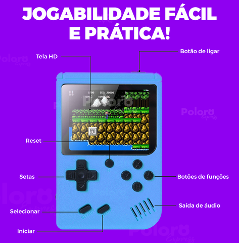 Pocket Play 400 Jogos + Controle Brinde