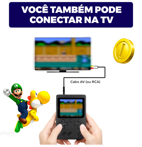 Mini Game Retrô Pollo® HD - 400 Jogos Nostálgicos