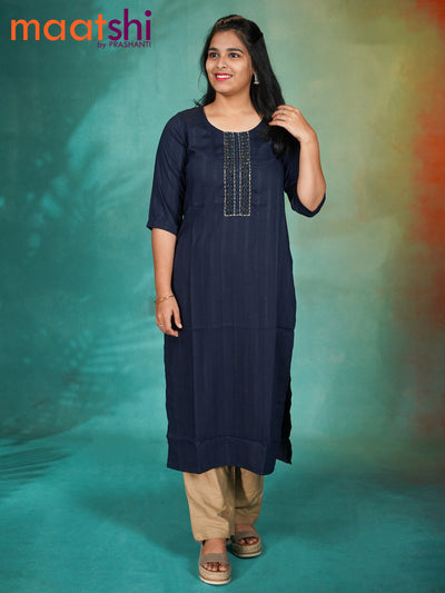 Orange Cotton Readymade Kurti 153270 | Long kurti designs, Designer dresses  indian, Asian dress