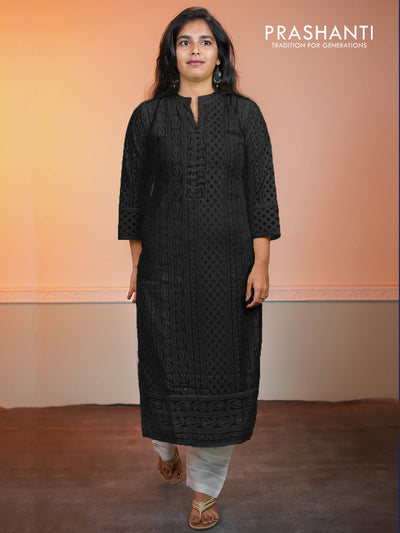 Buy Black Kurta Suit Sets for Women by OMASK Online | Ajio.com