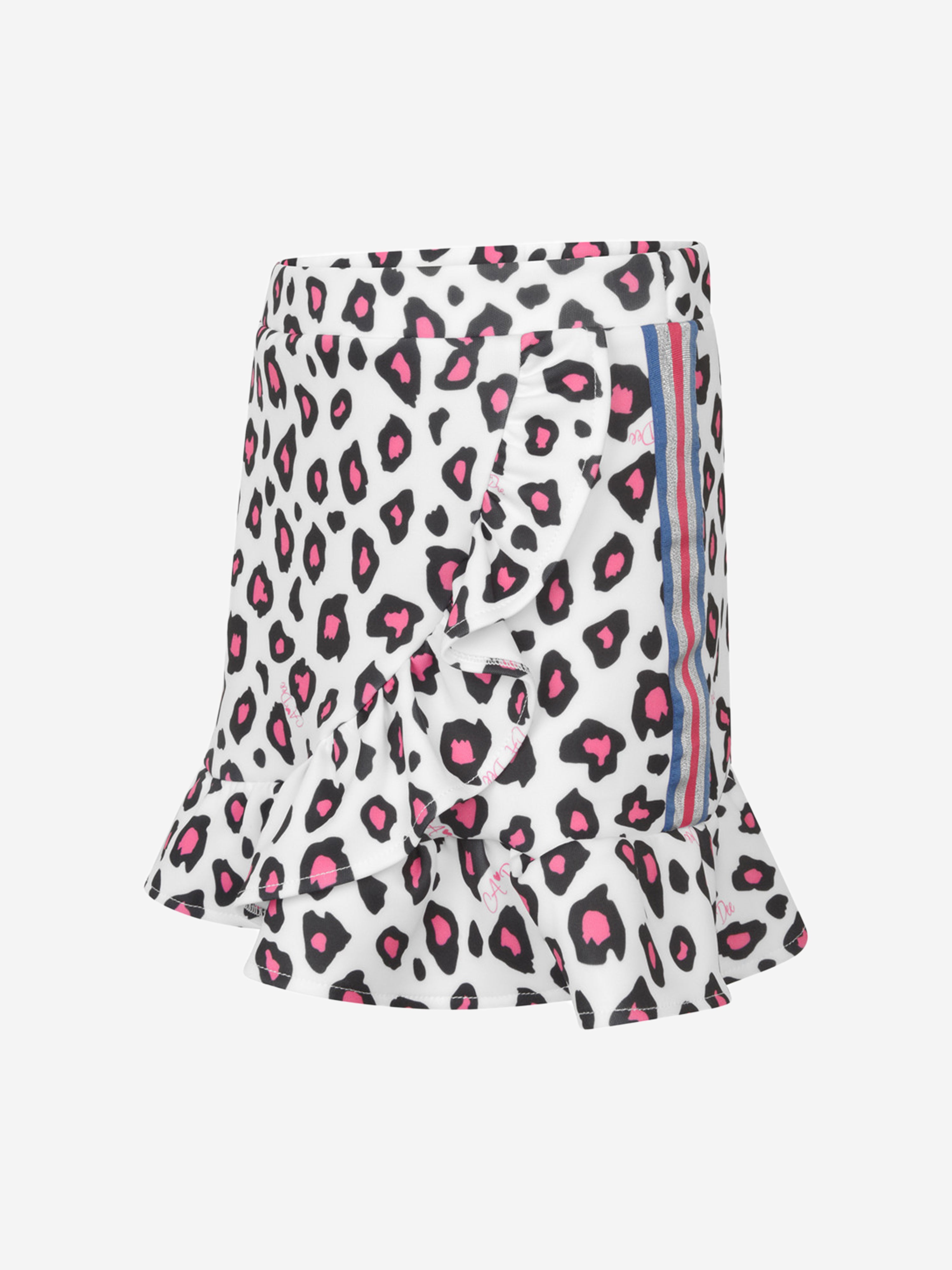 A♥dee Kids' Girls Leopard Print Skirt 8 Yrs White In Brown