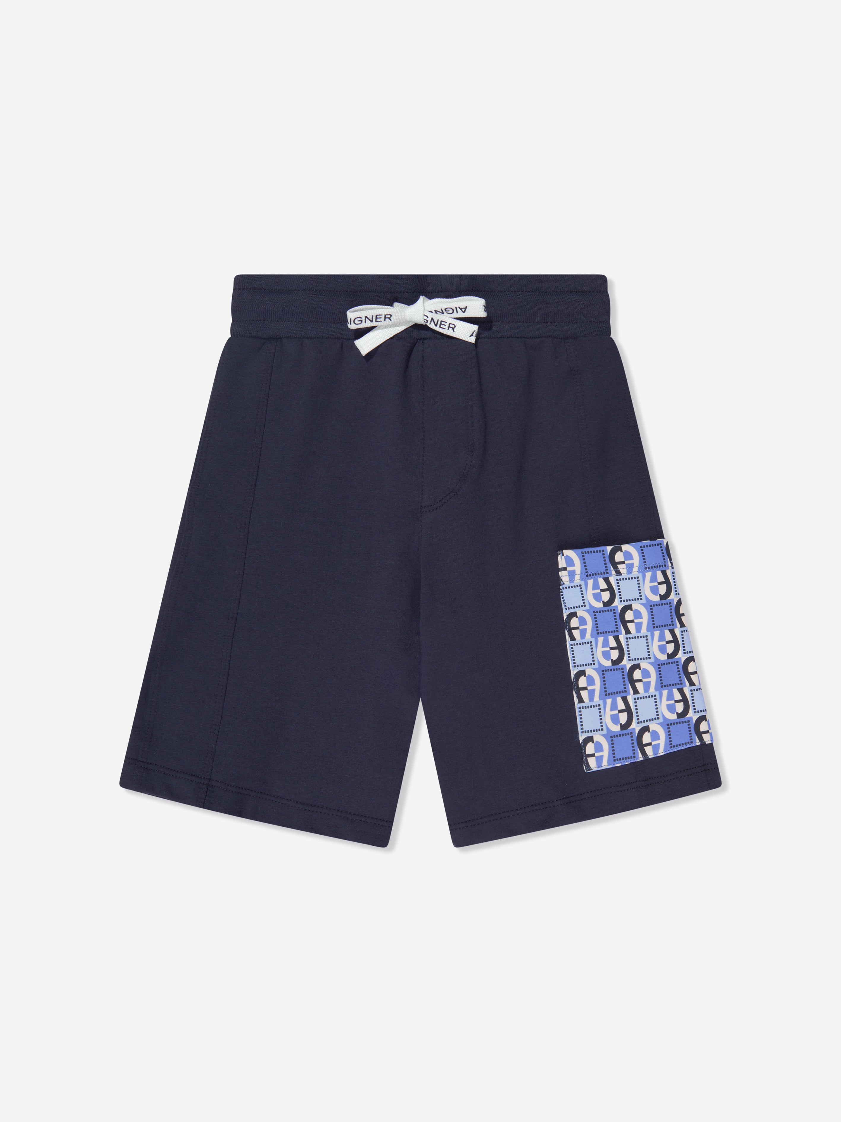 Aigner Kids' Boys Pocket Bermuda Shorts In Blue