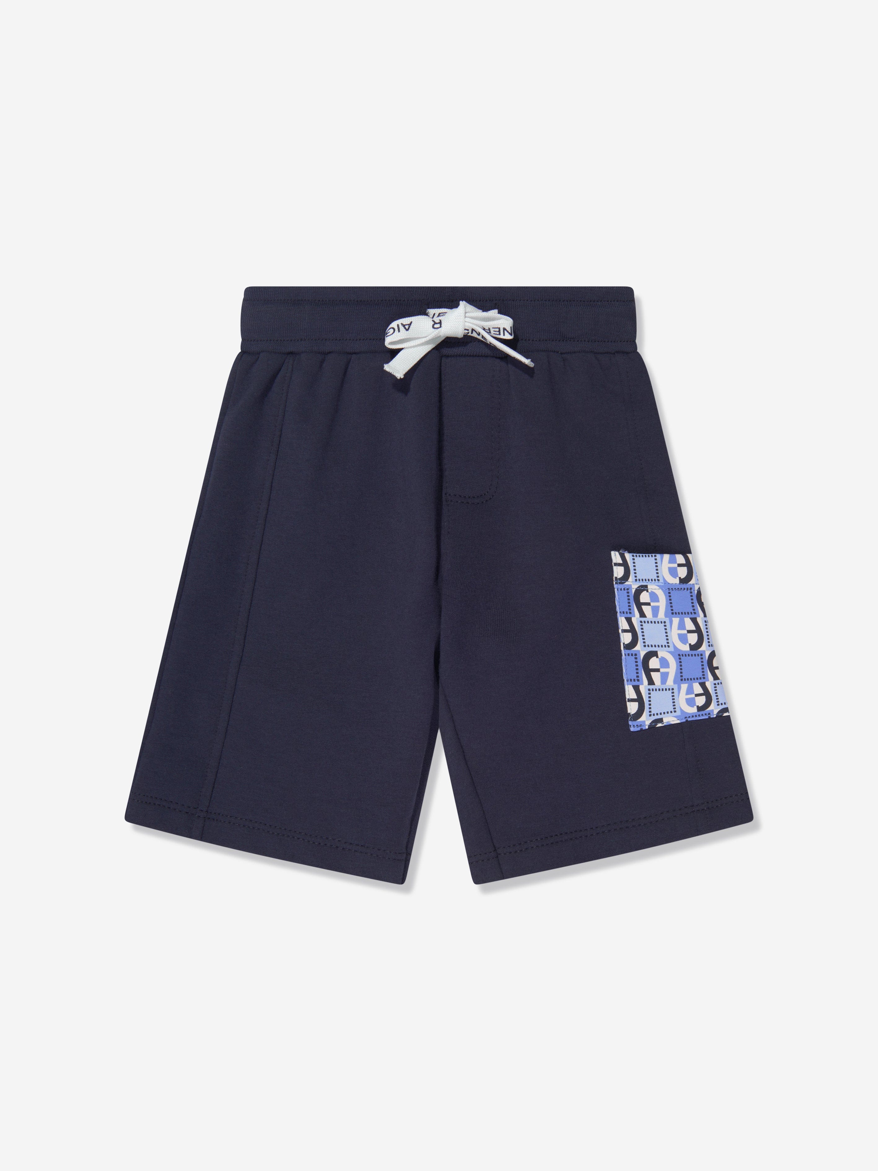 Aigner Baby Boys Logo Shorts In Blue