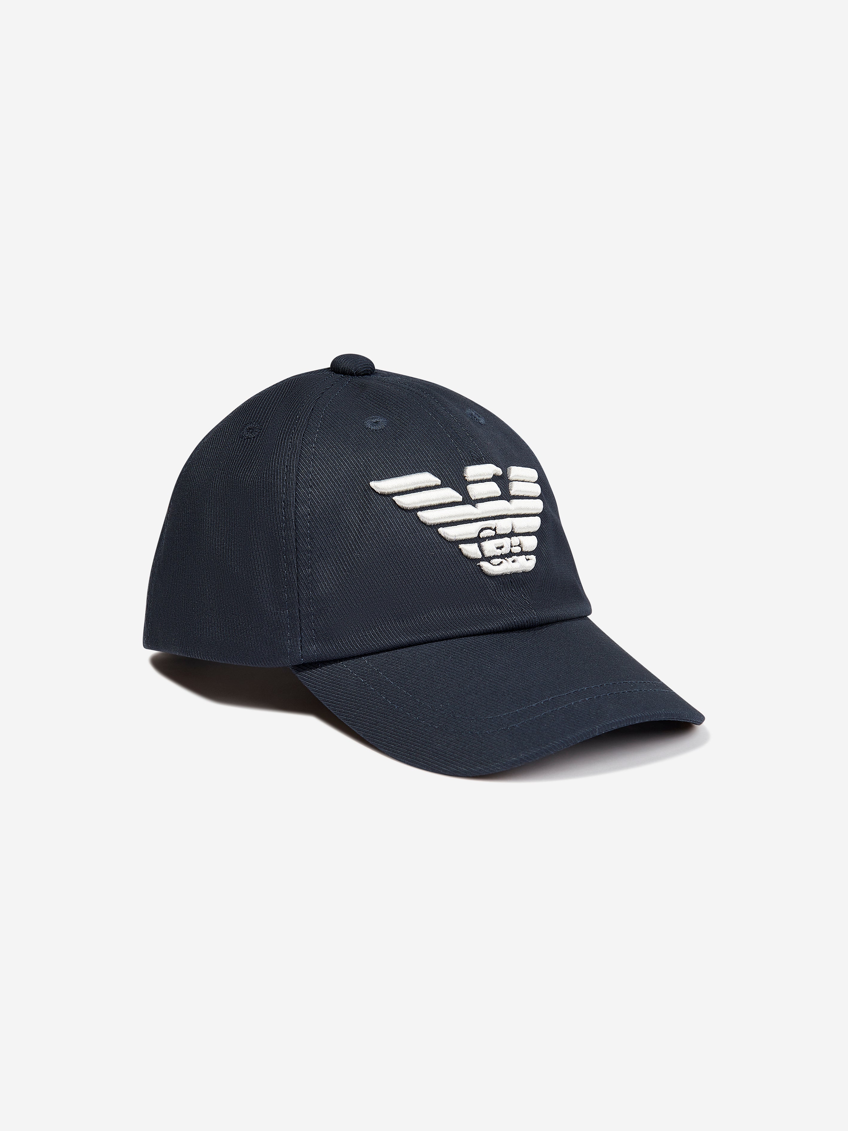 Emporio Armani Kids' Boys Logo Cap In Blue