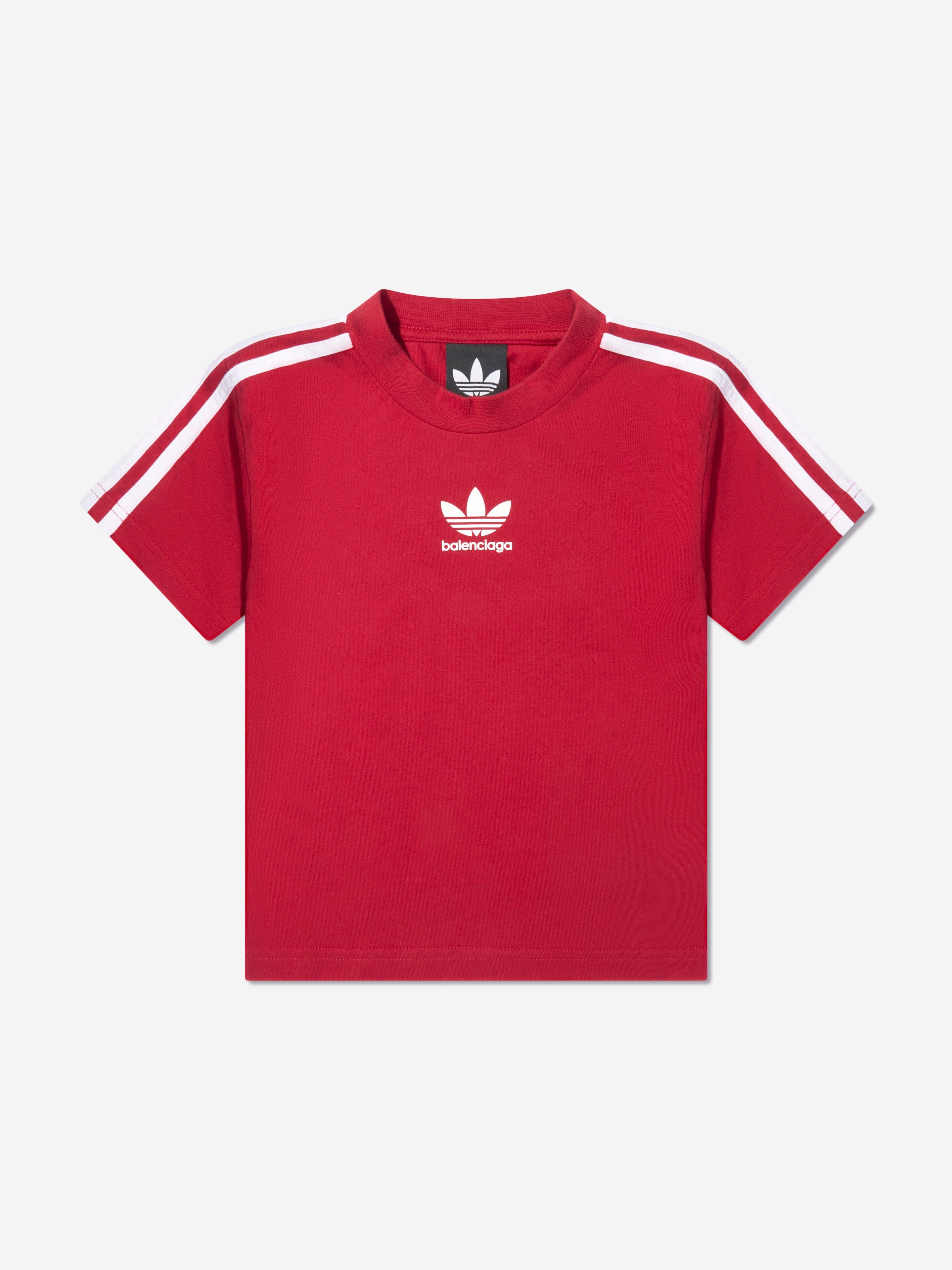 Balenciaga Kids Red Adidas Kids Edition T-shirt