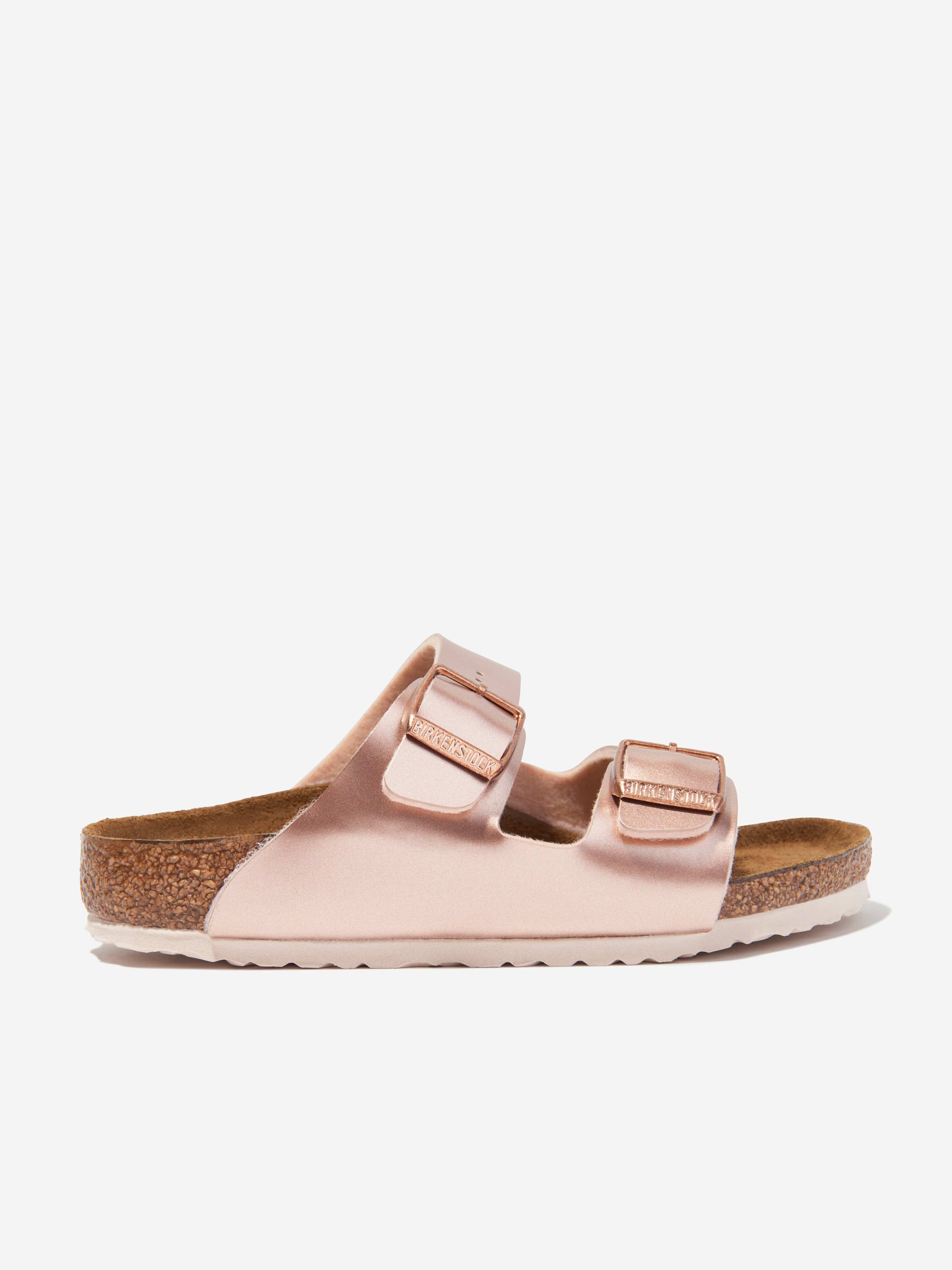 Birkenstock Kids' Girls Arizona Sandals In Gold