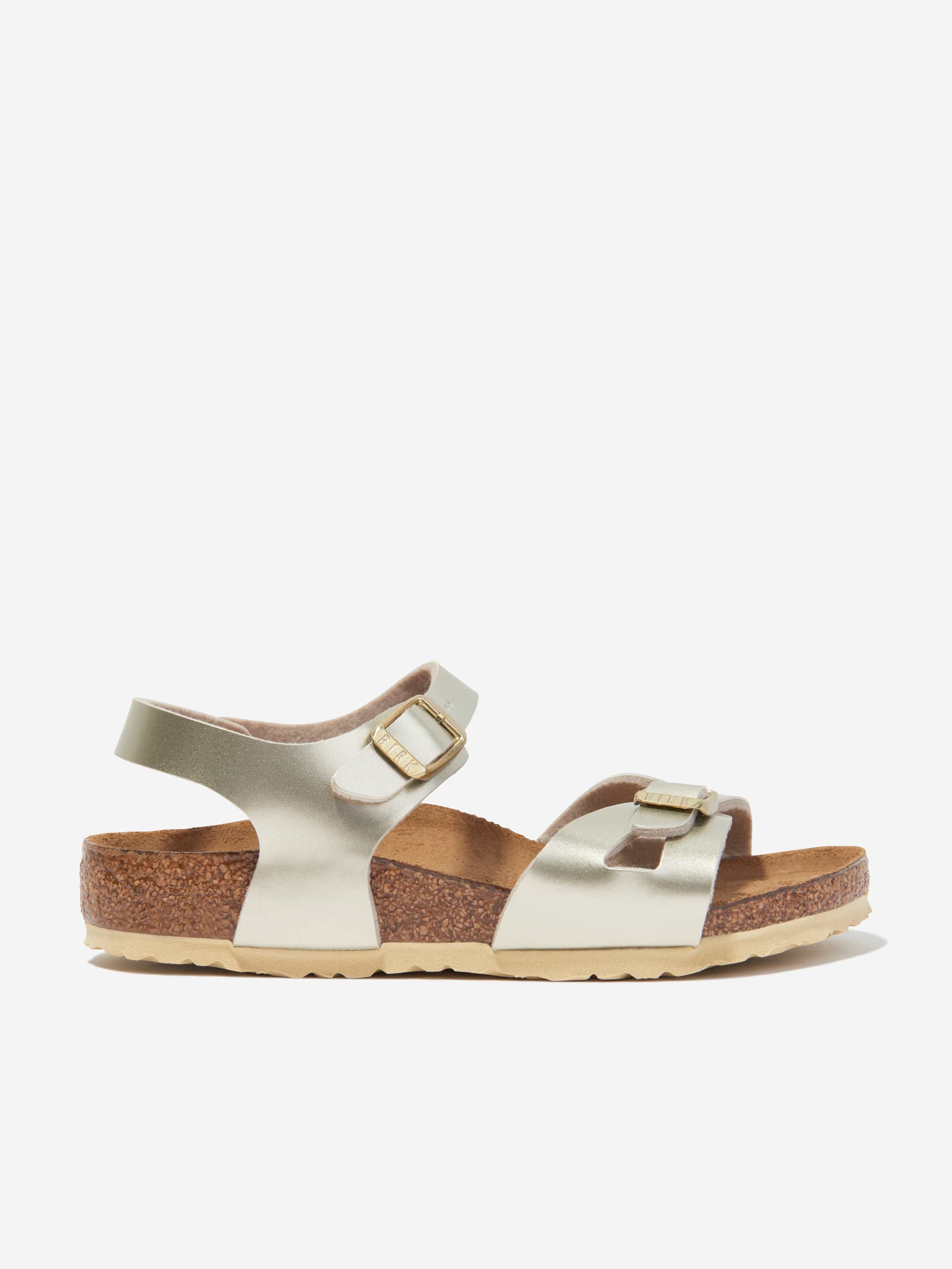 Birkenstock Babies' Girls Rio Sandals In Gray