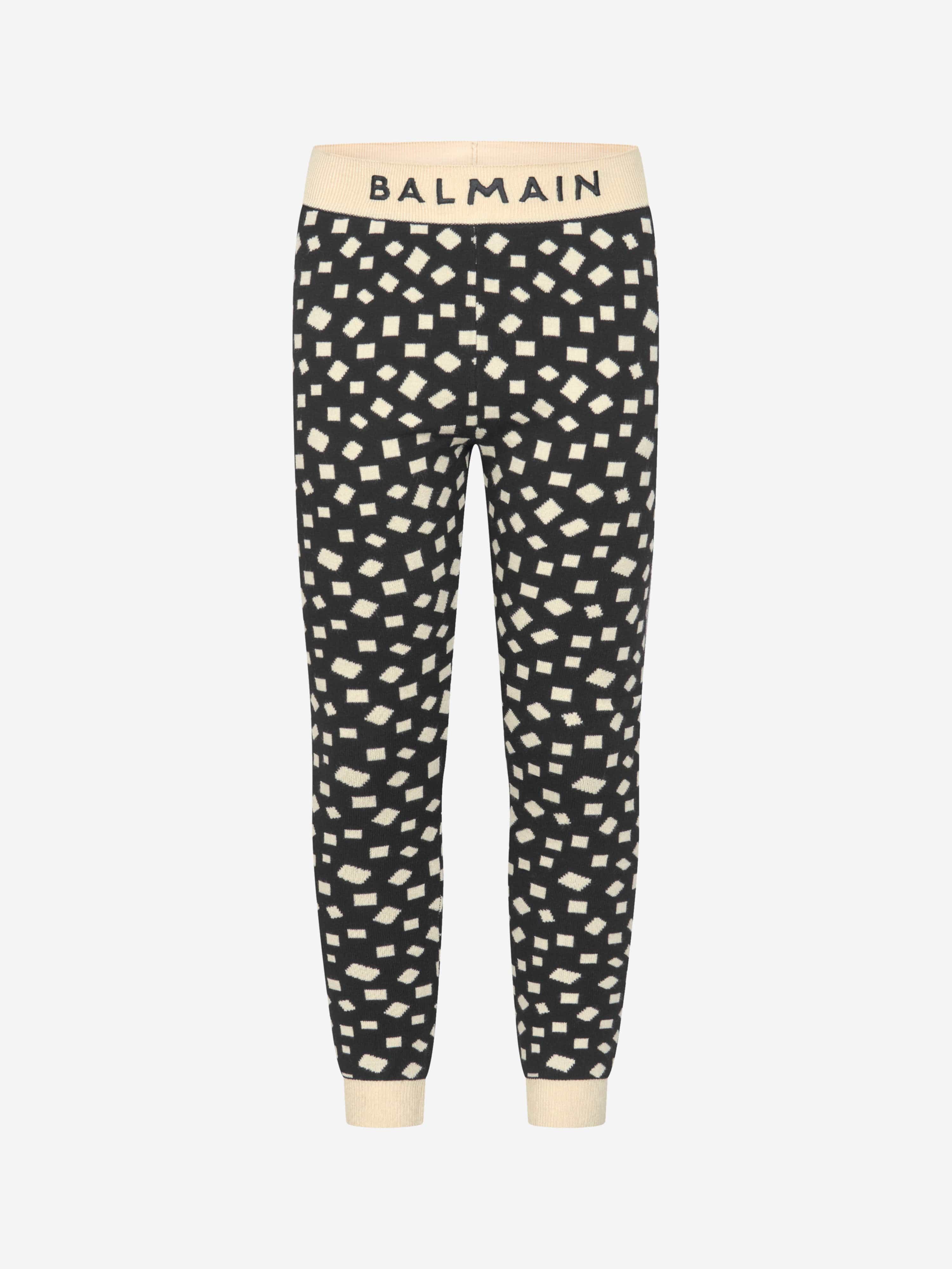 Balmain Kids' Girls Leggings 12 Yrs Black