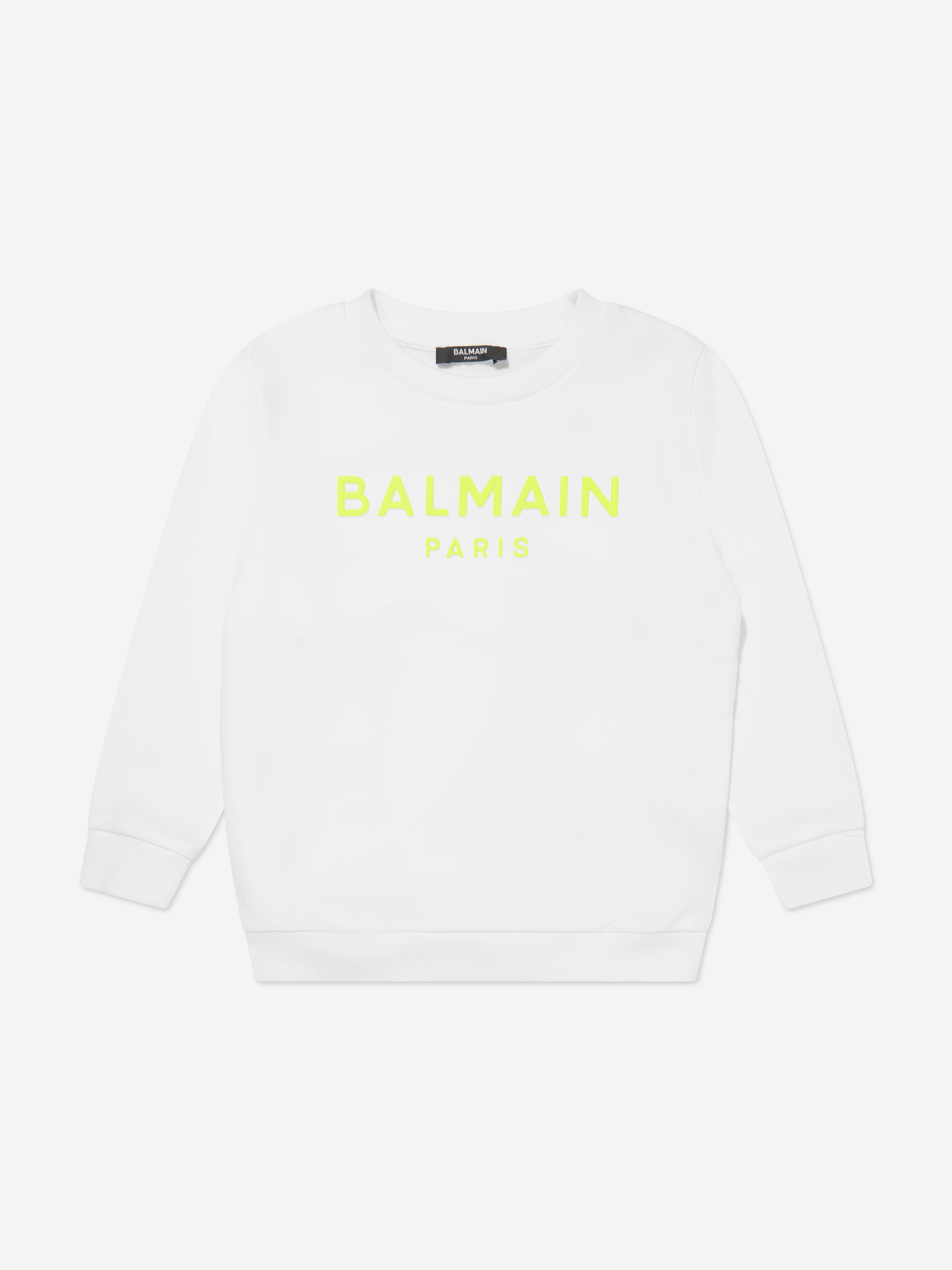 Balmain Kids' Boys Logo Sweatshirt In White