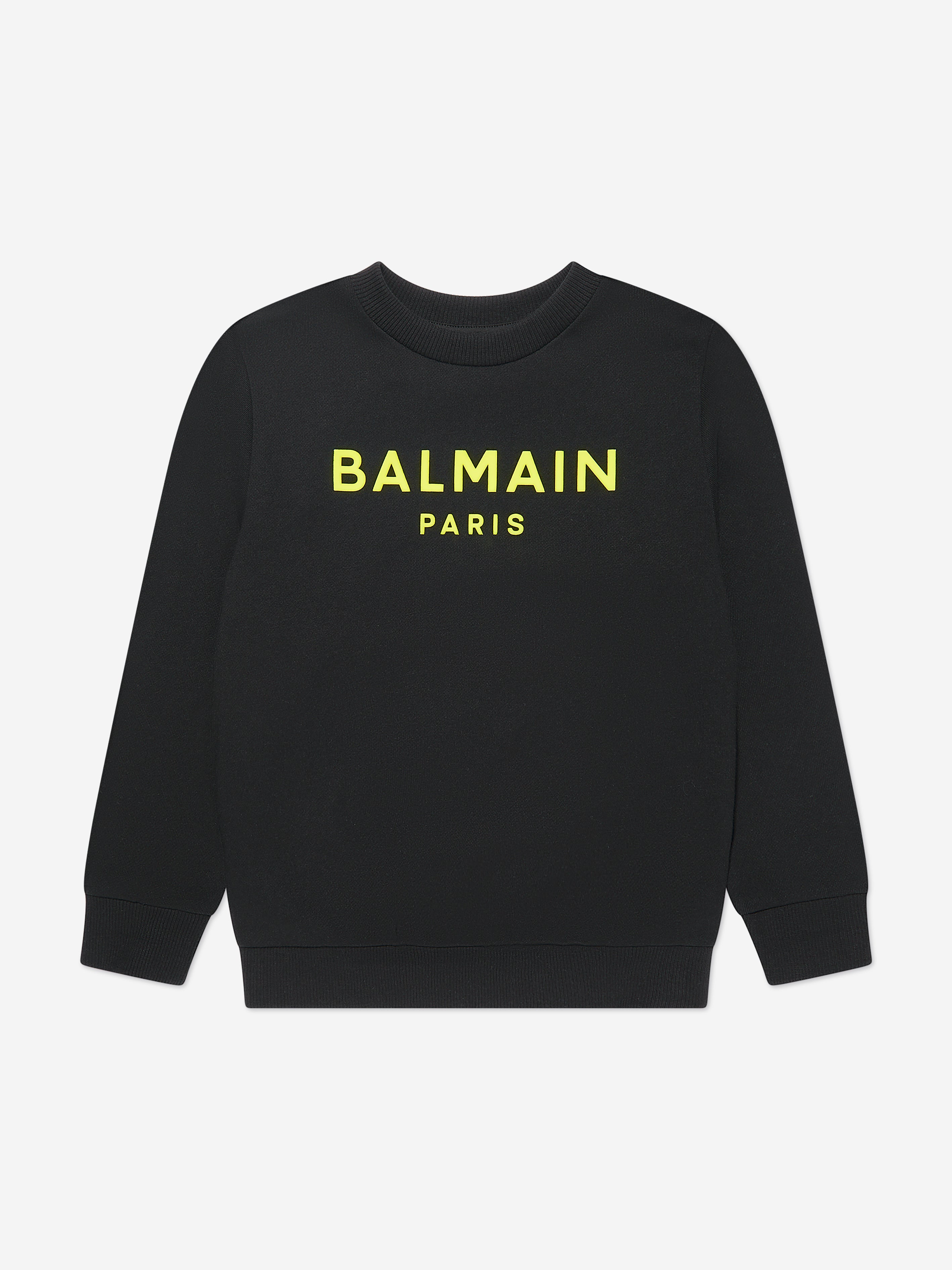 Balmain Kids' Boys Logo Sweatshirt In Black