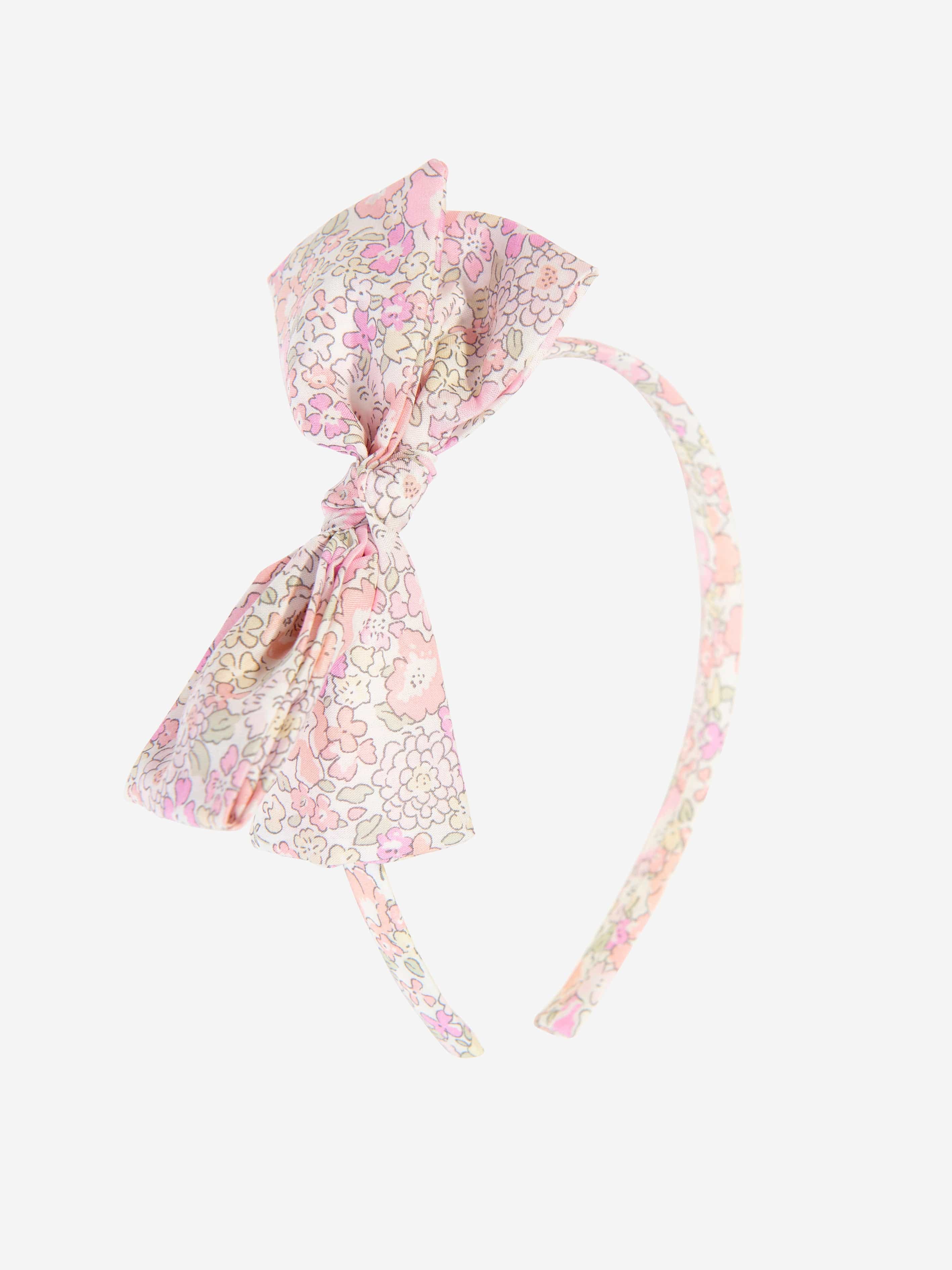 Bonpoint Babies' Girls Bow Party Headband In Pink