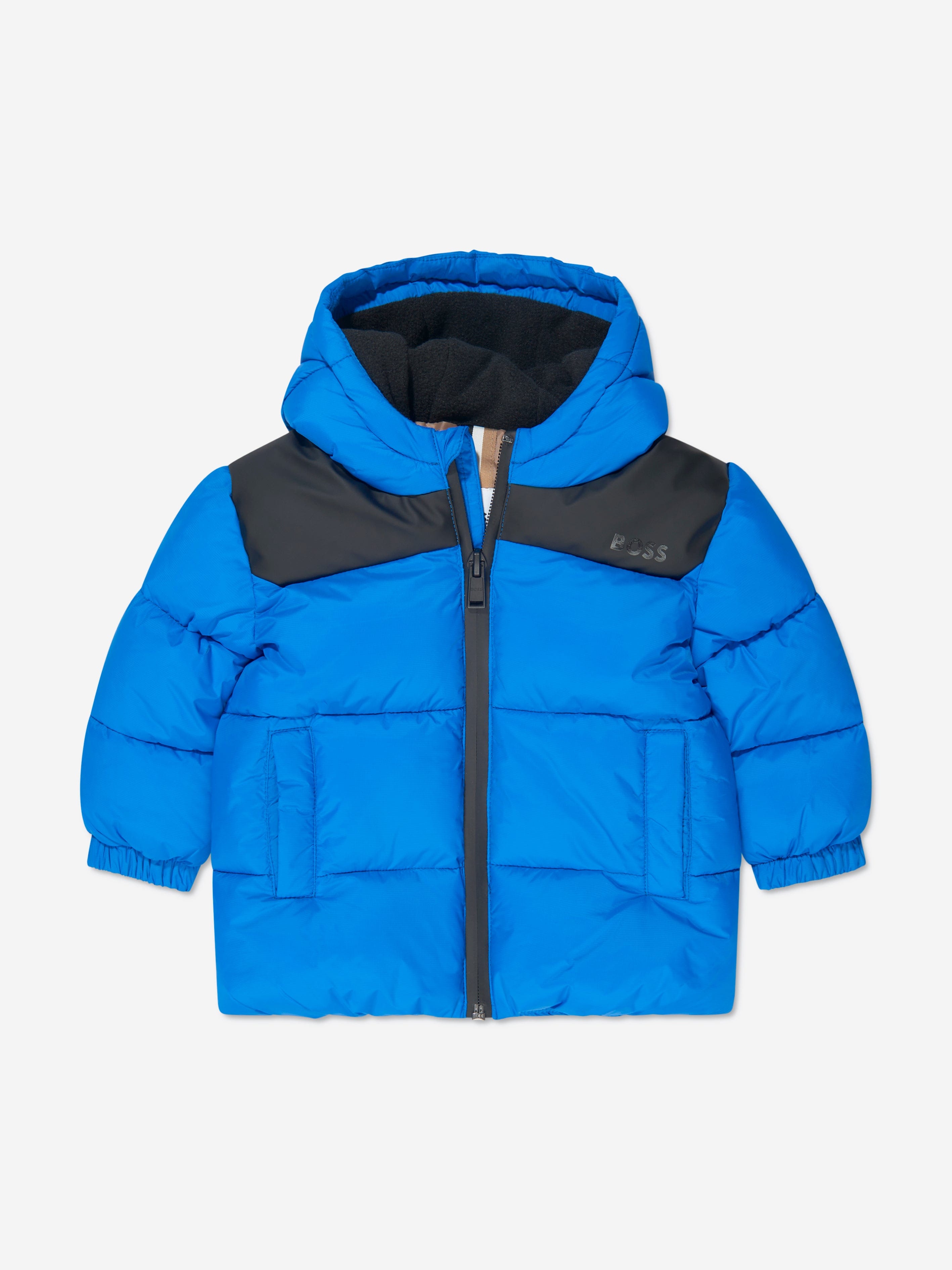 Hugo Boss Baby Boys Puffer Jacket In Blue