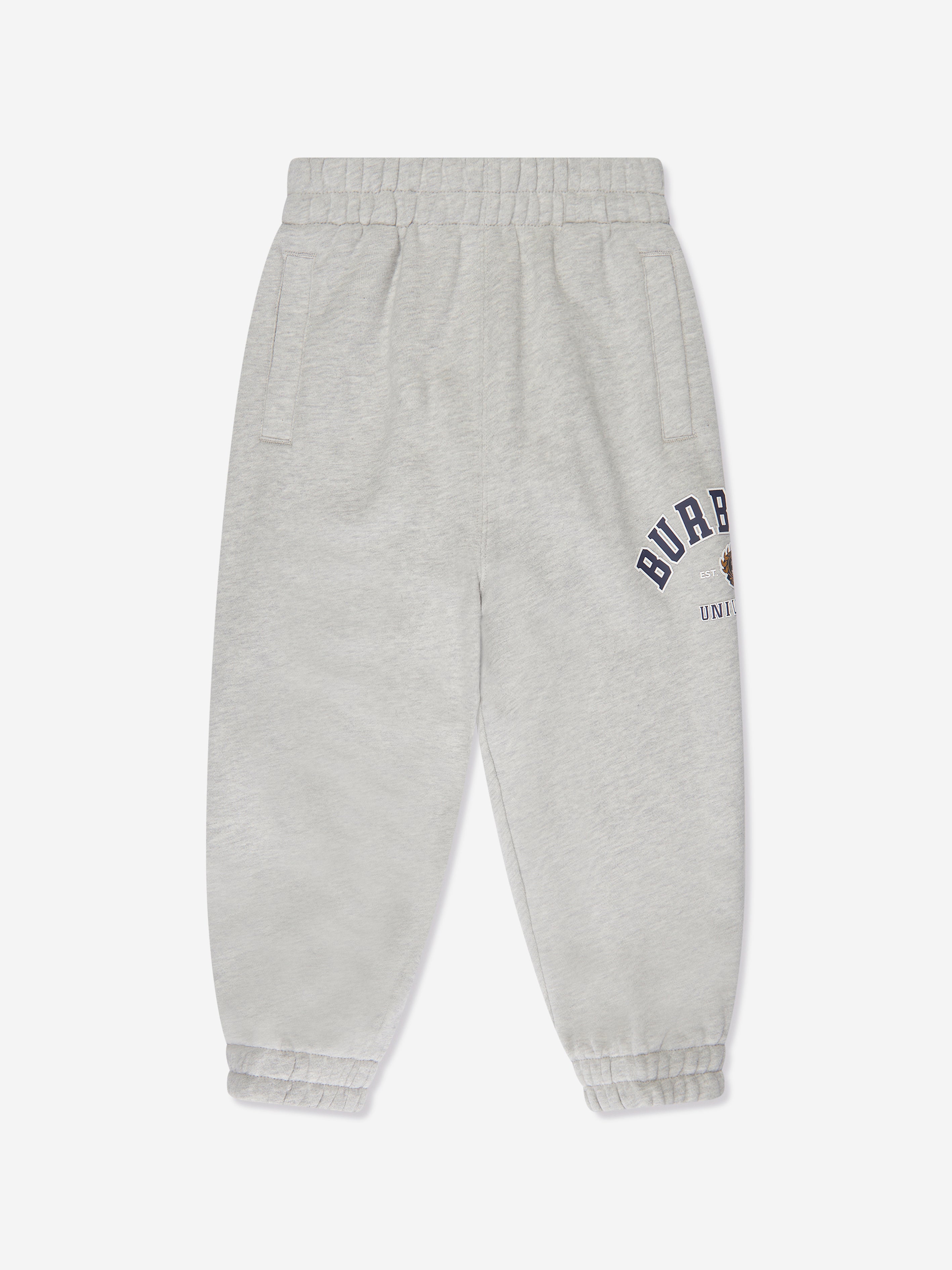 Burberry Babies' Girls Bonny Varsity Joggers In Gray