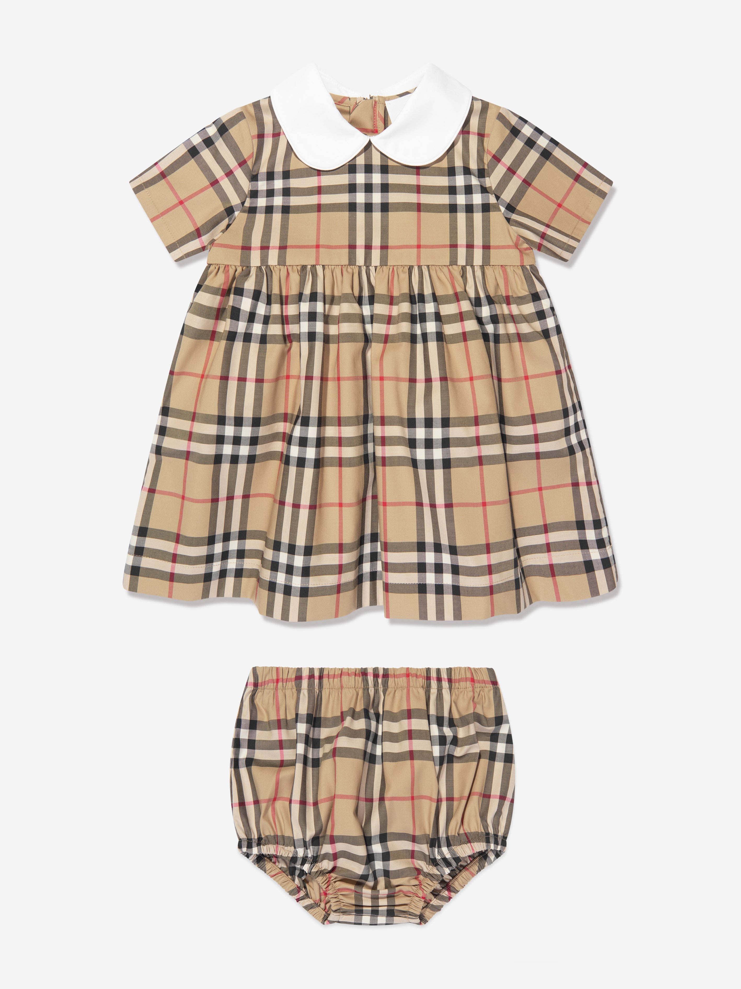 Burberry Baby Girls Geraldine Dress In Beige