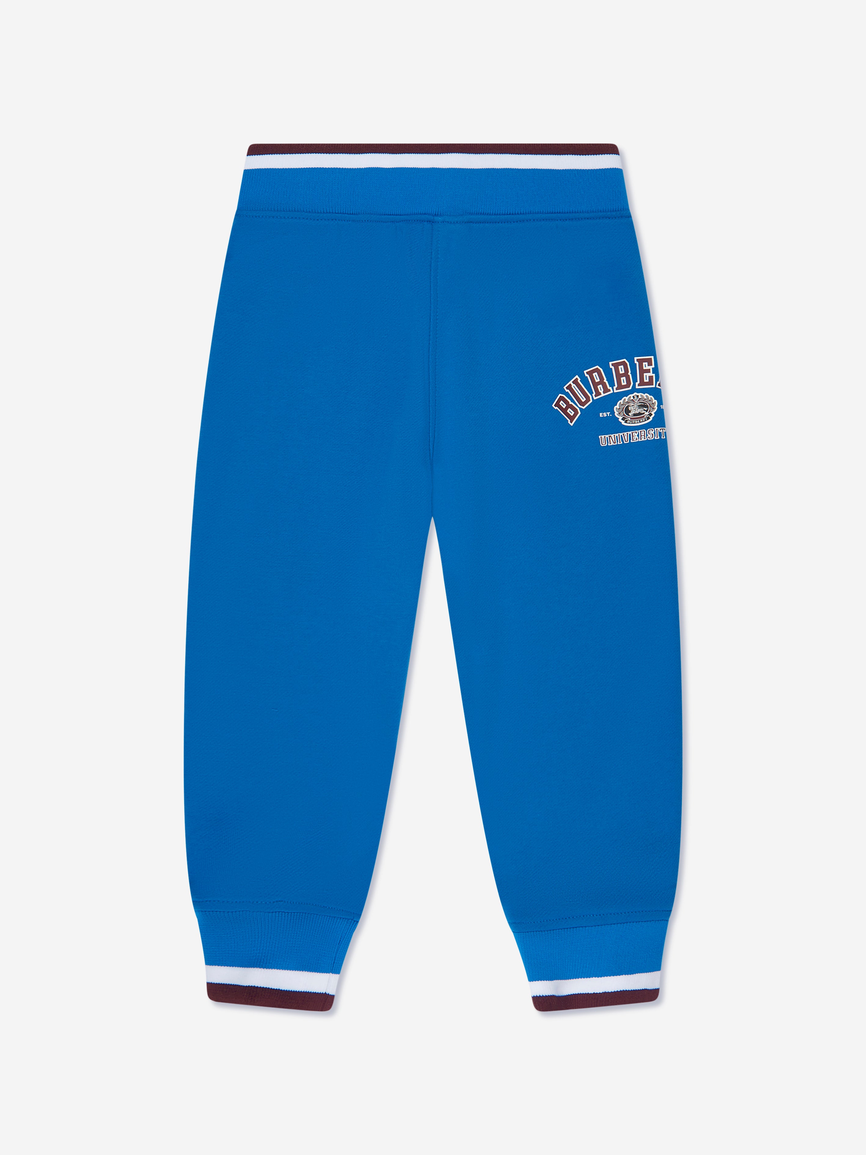 Burberry Babies' Boys Sidney College Joggers In Blue