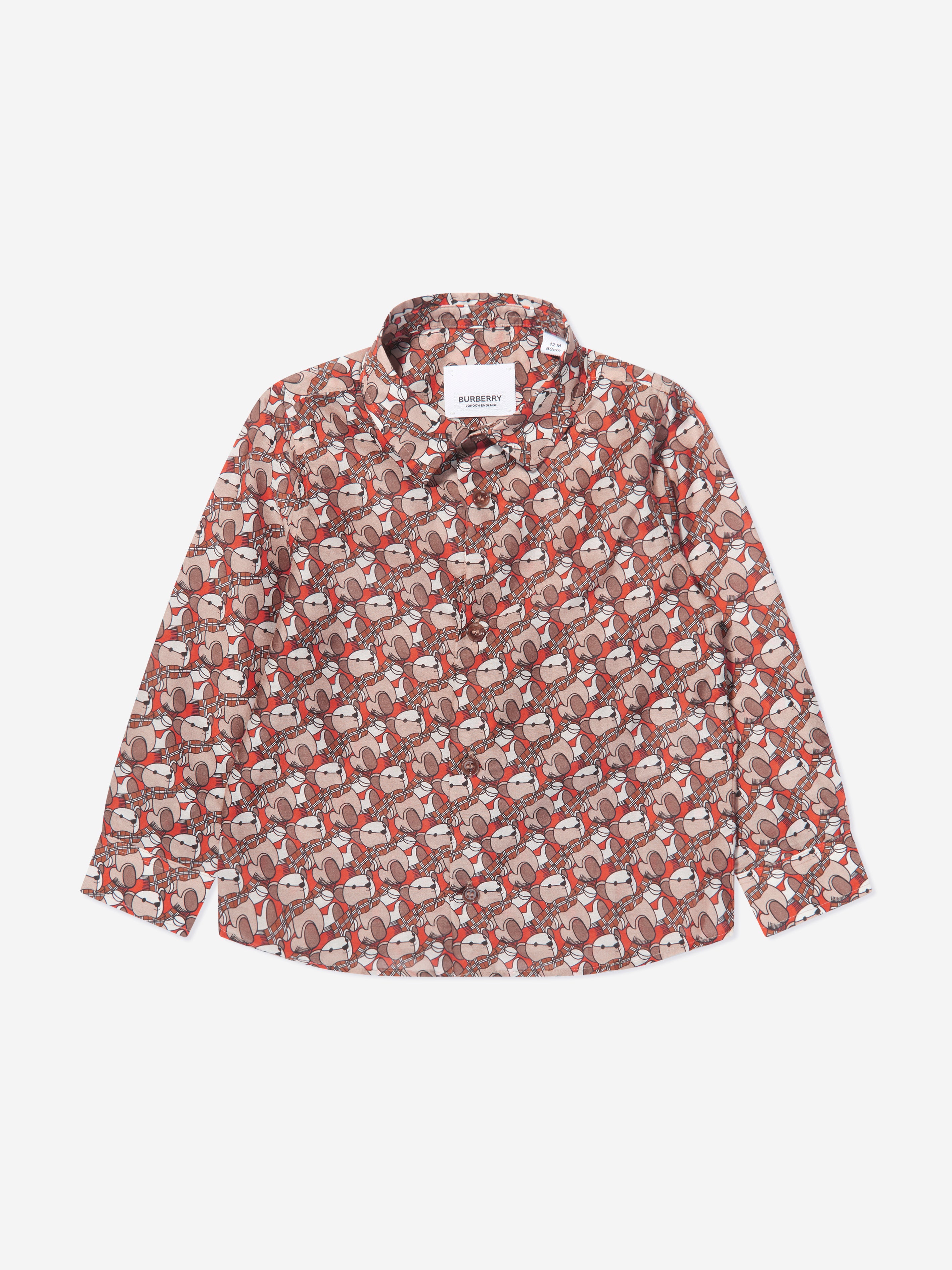 Burberry Baby Boys Mini Owen Shirt In Red