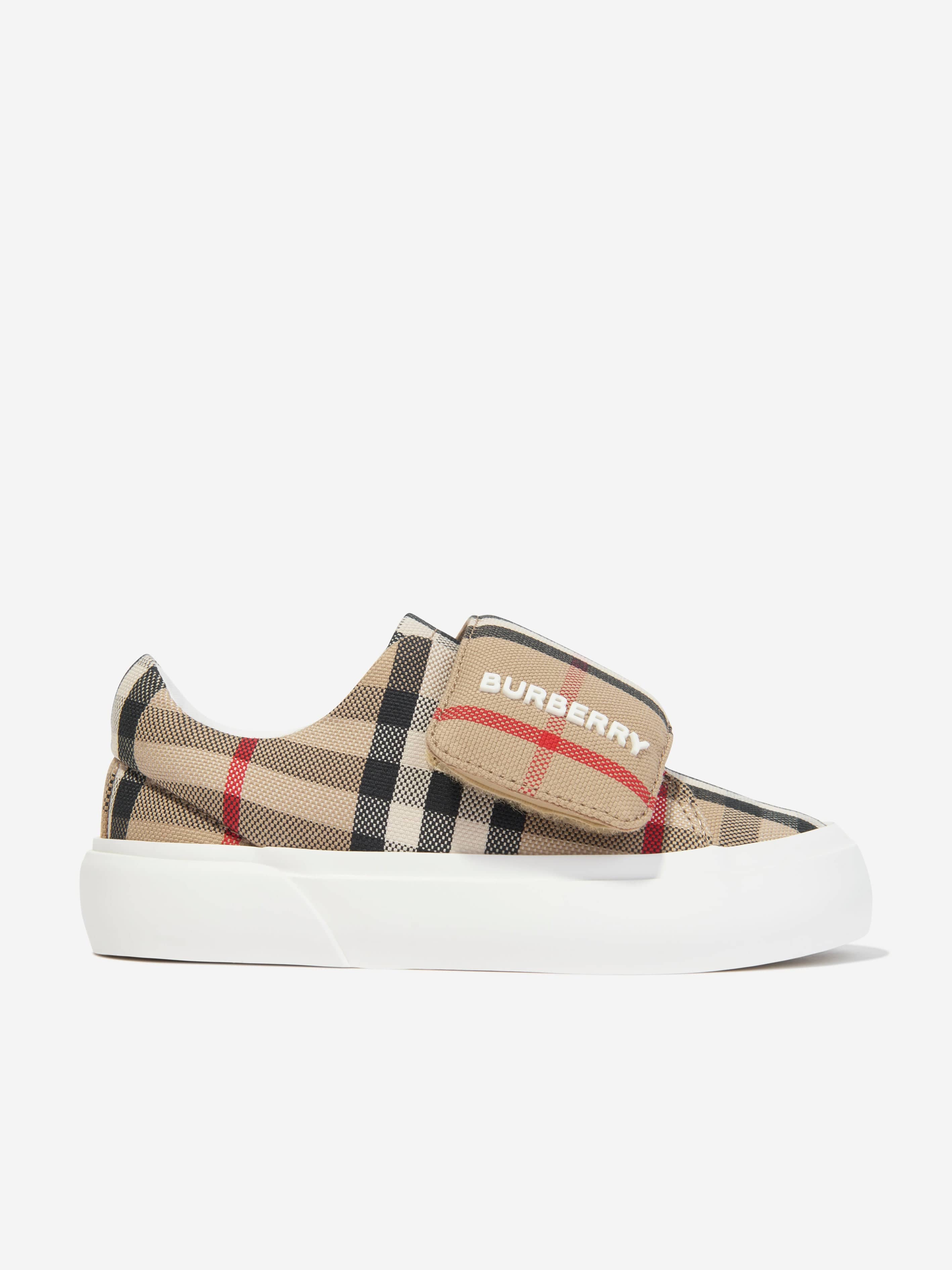 Burberry Babies' Kids James Trainers In Beige