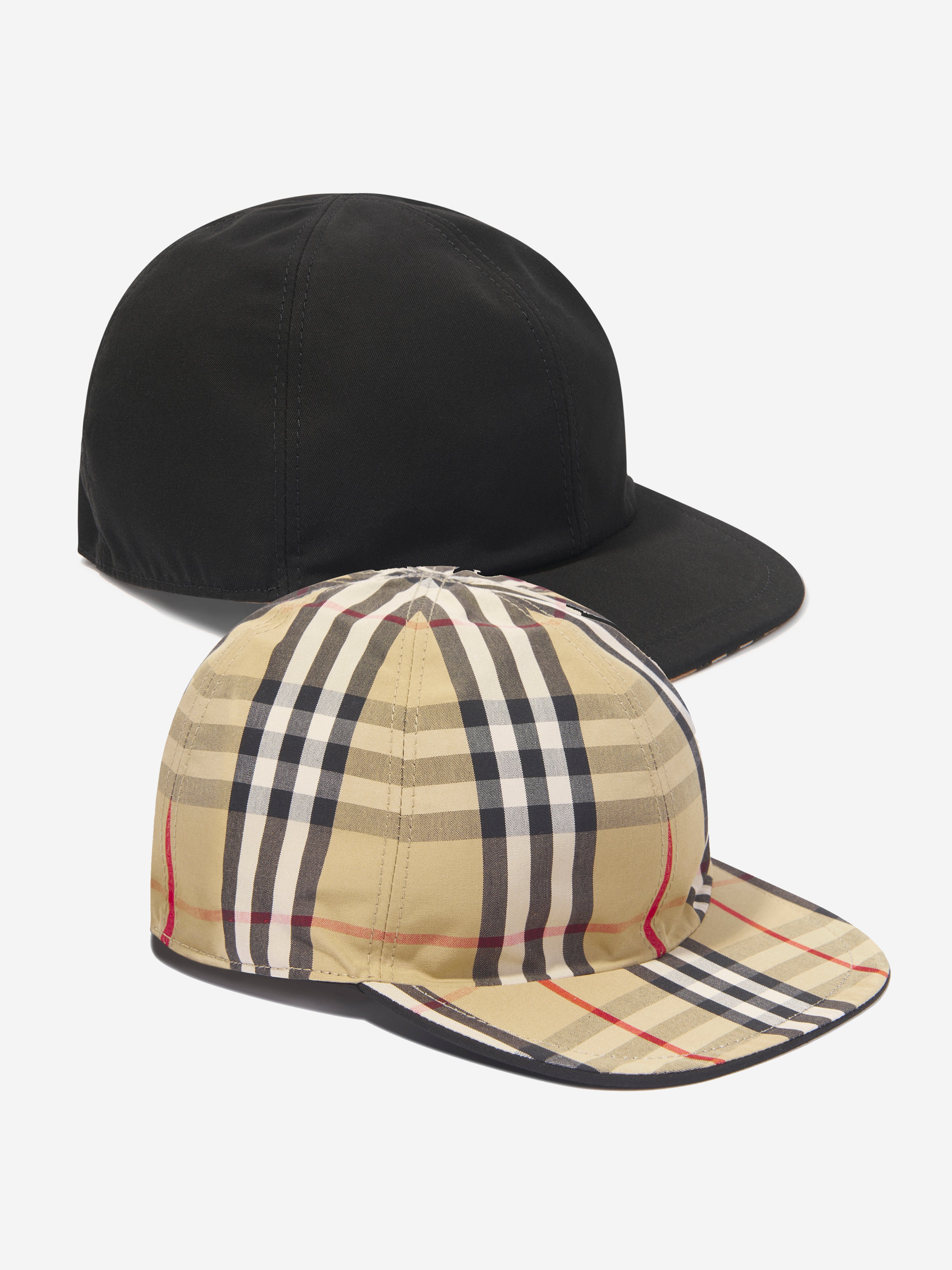 Burberry Kids Reversible Cap In Multi