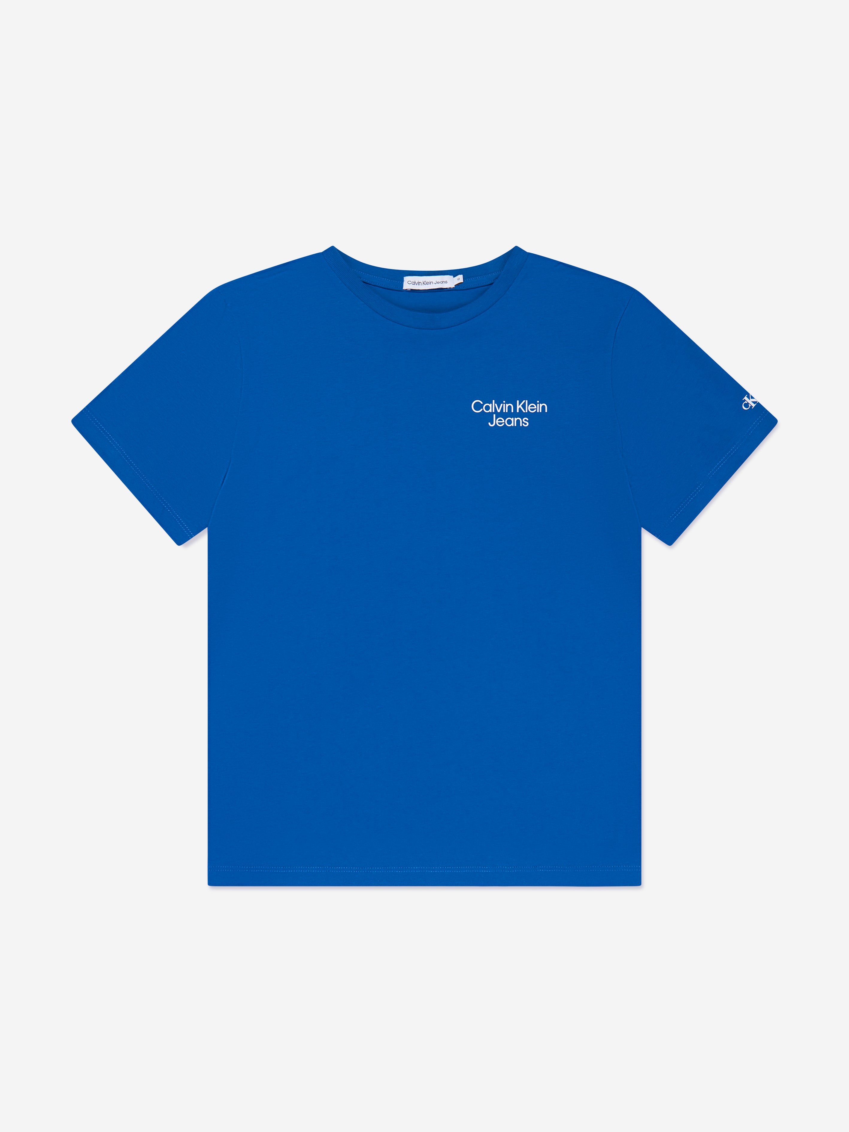 Calvin Klein Jeans Est.1978 Kids' Boys Ckj Stack Logo T-shirt In Blue