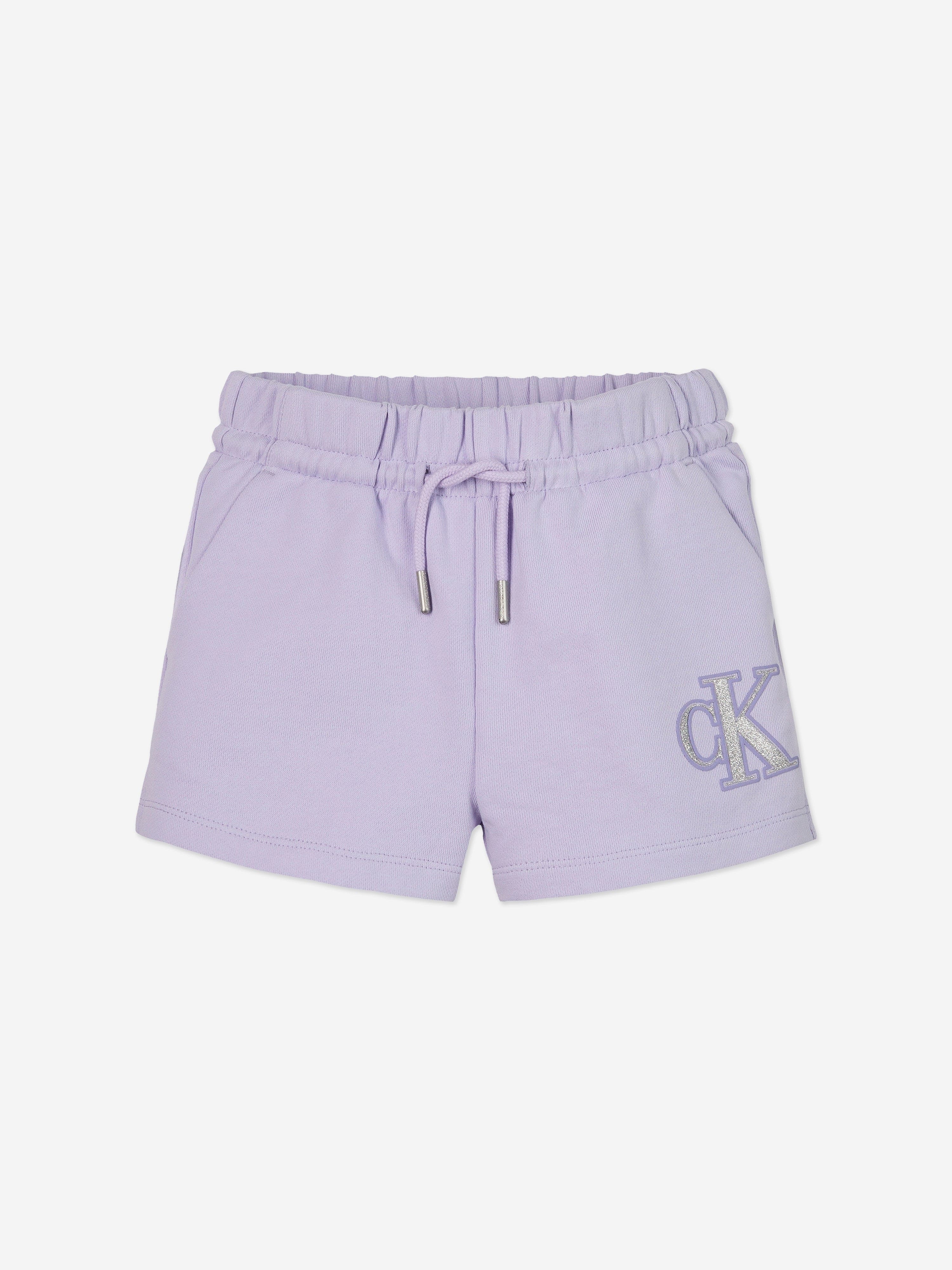 Calvin Klein Girls Metallic Ck Shorts