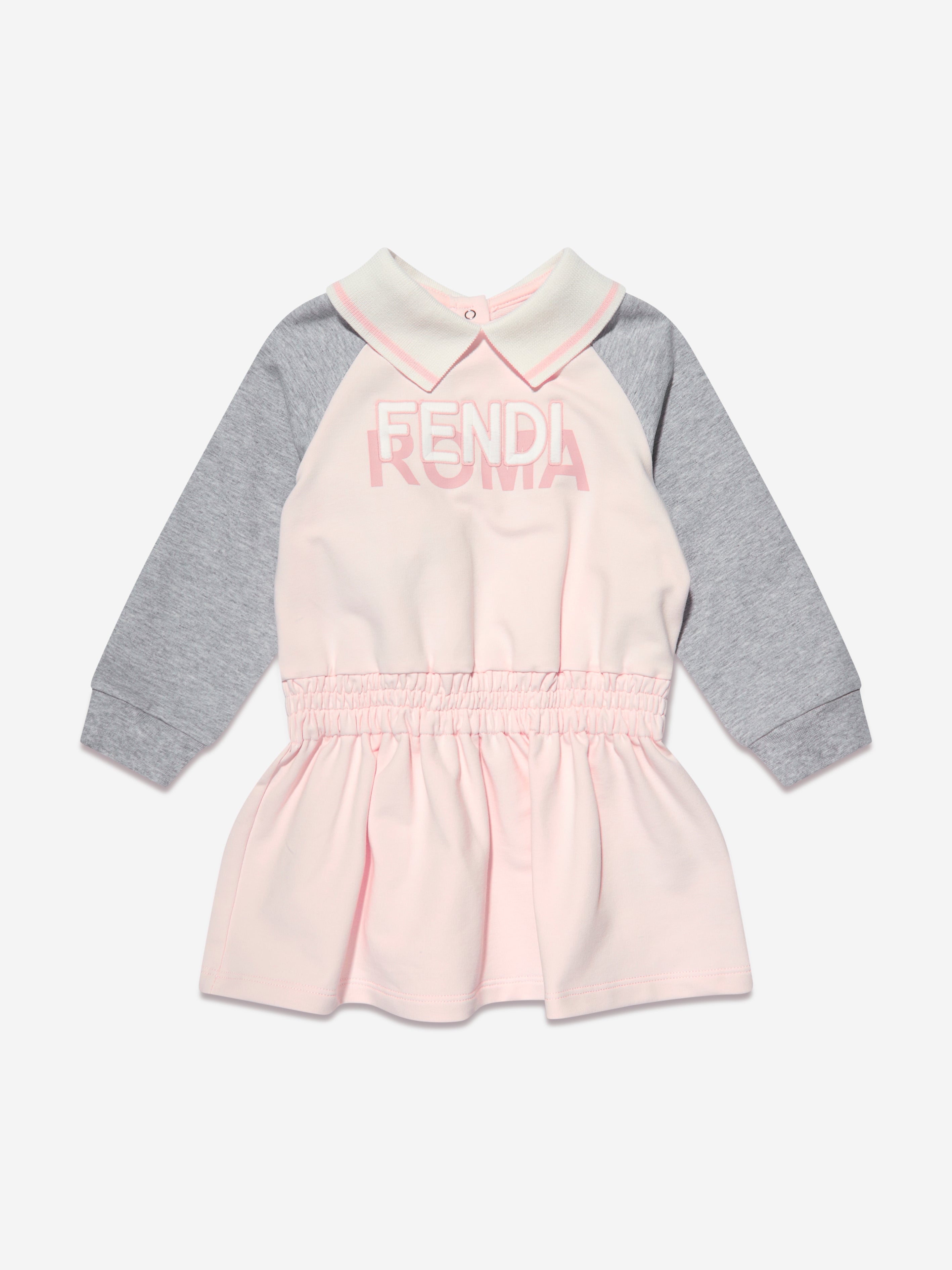 Fendi Baby Girls Sweater Dress In Pink