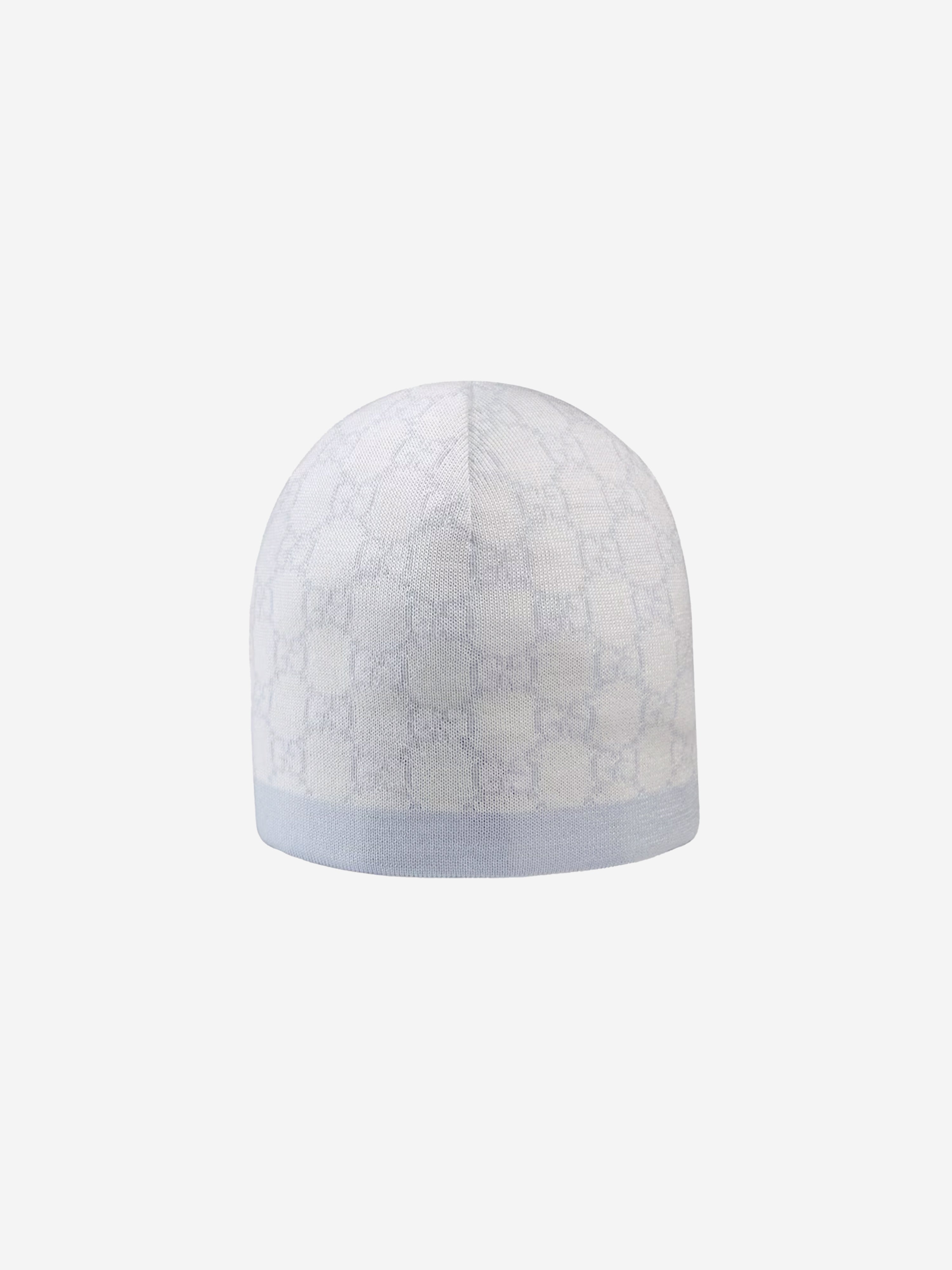 Gucci Kids' Baby Boys Wool Hat 0 - 6 Mths Blue In White