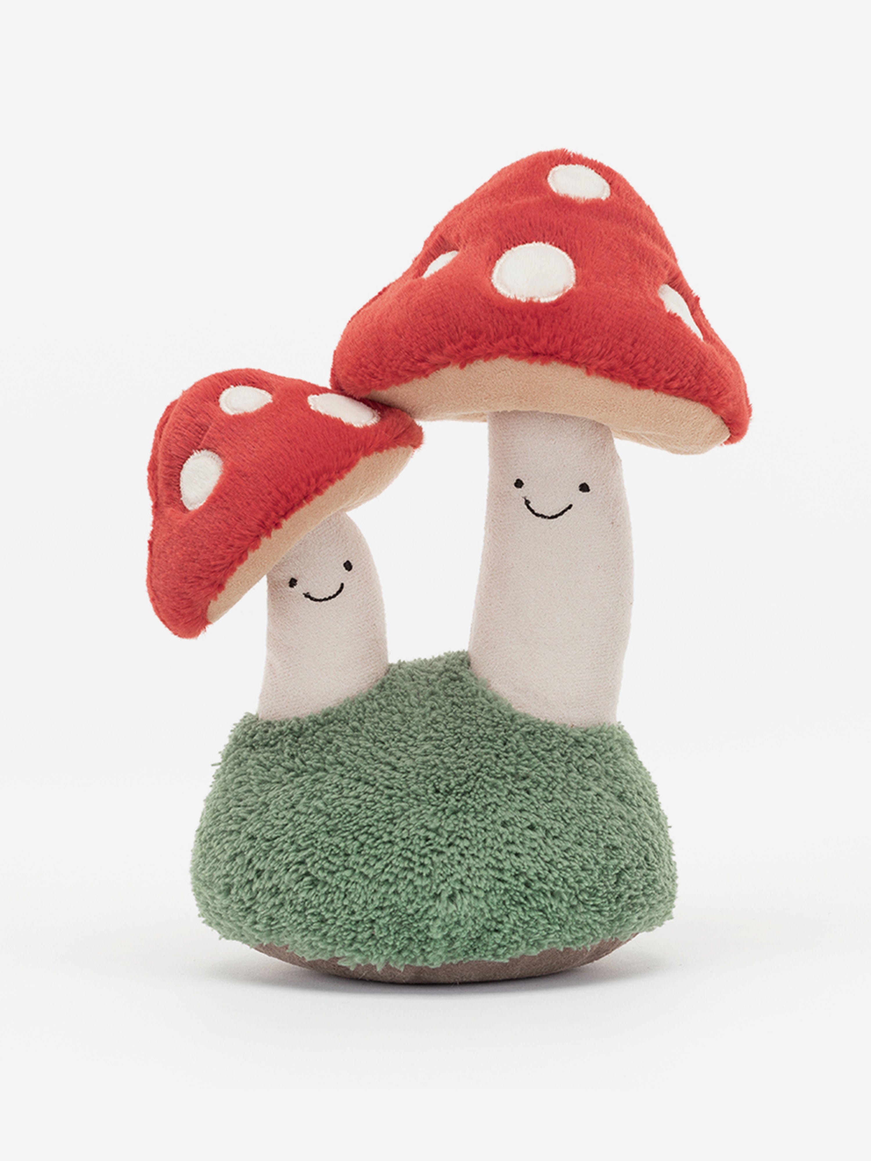 Jellycat Amuseables Pair Of Toadstools Soft Toy In Multi