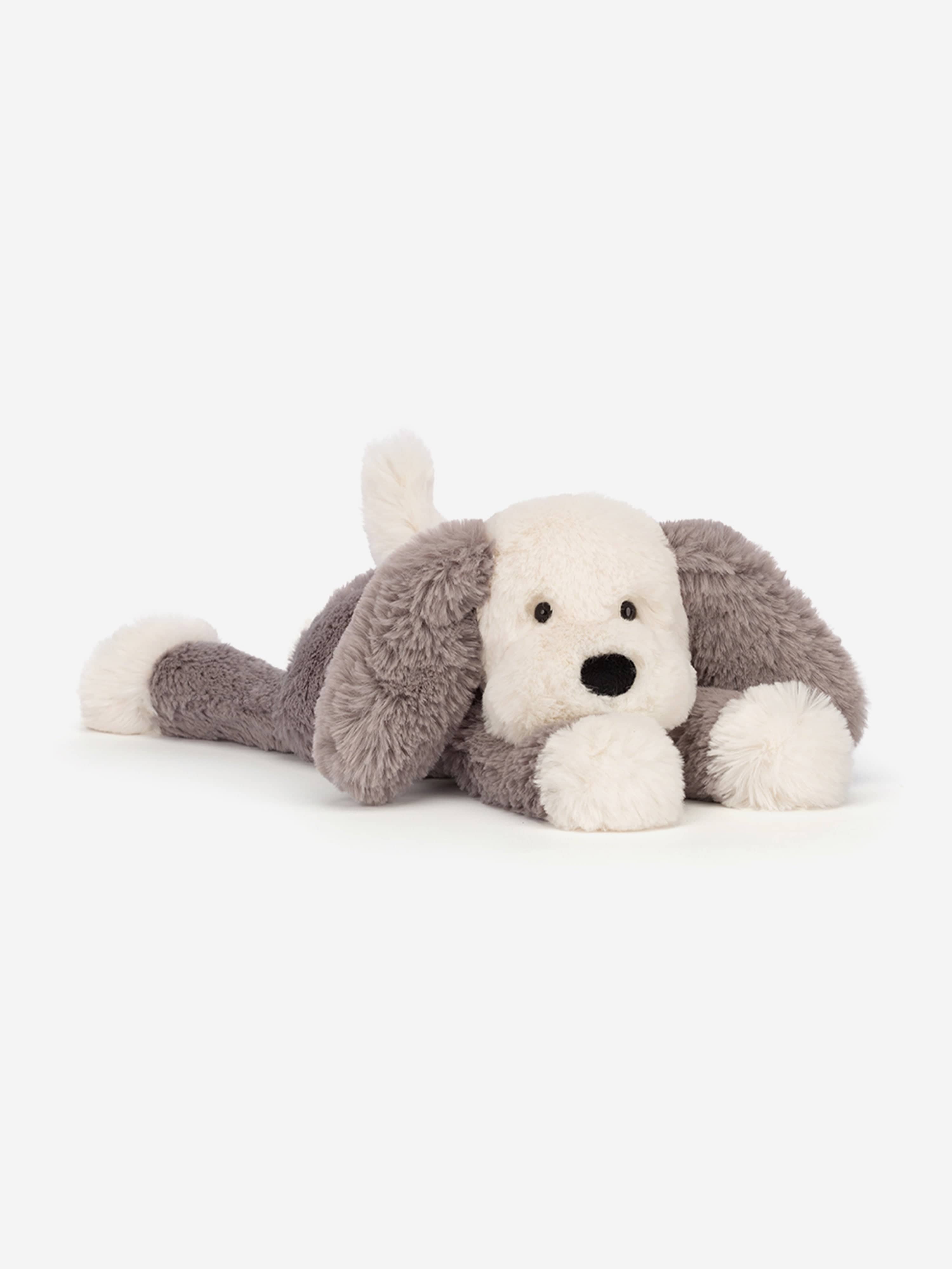 Jellycat Smudge Puppy Soft Toy In White