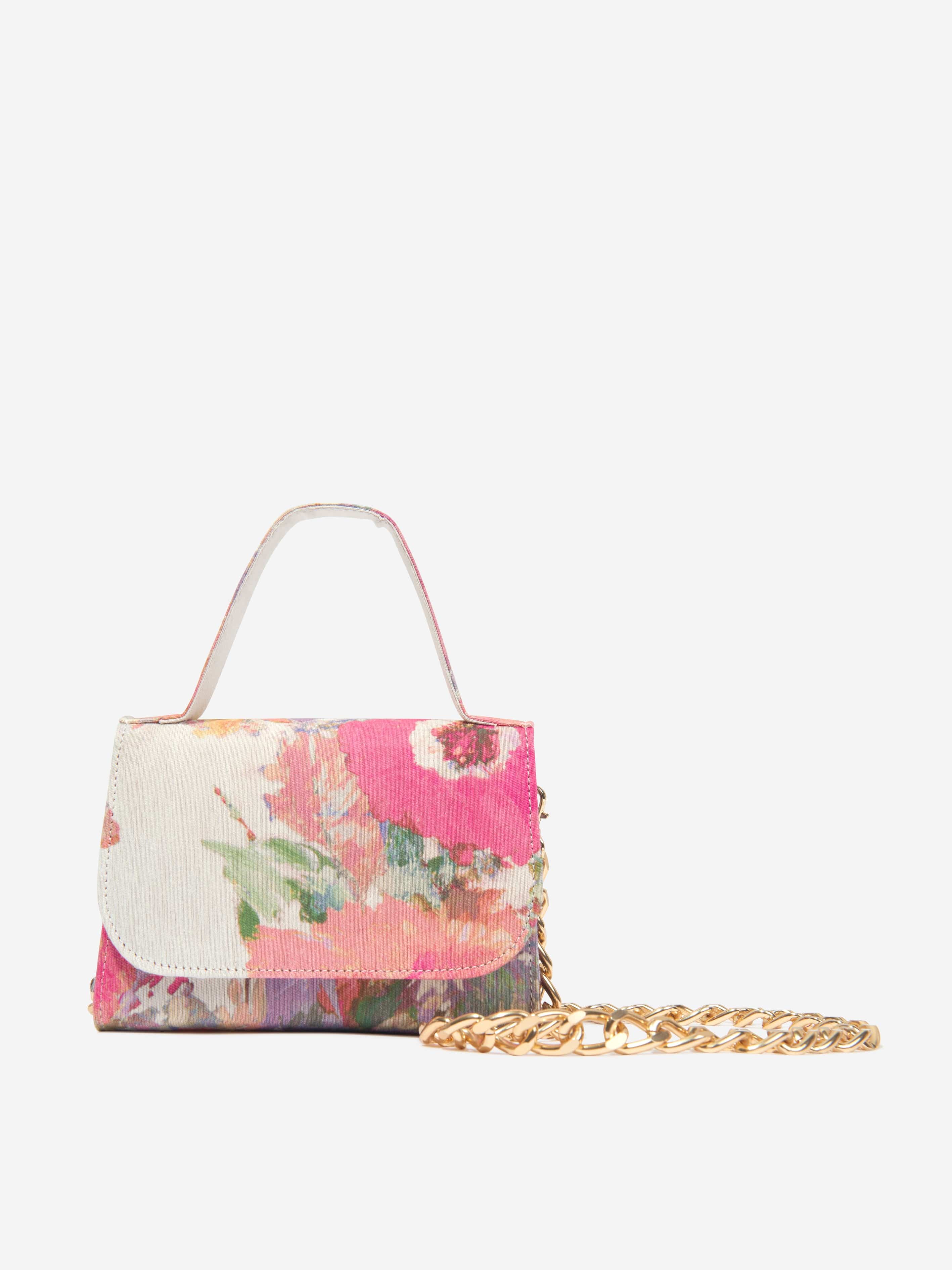 Marchesa Babies' Girls Chain Embellished Mini Bag In Multicoloured