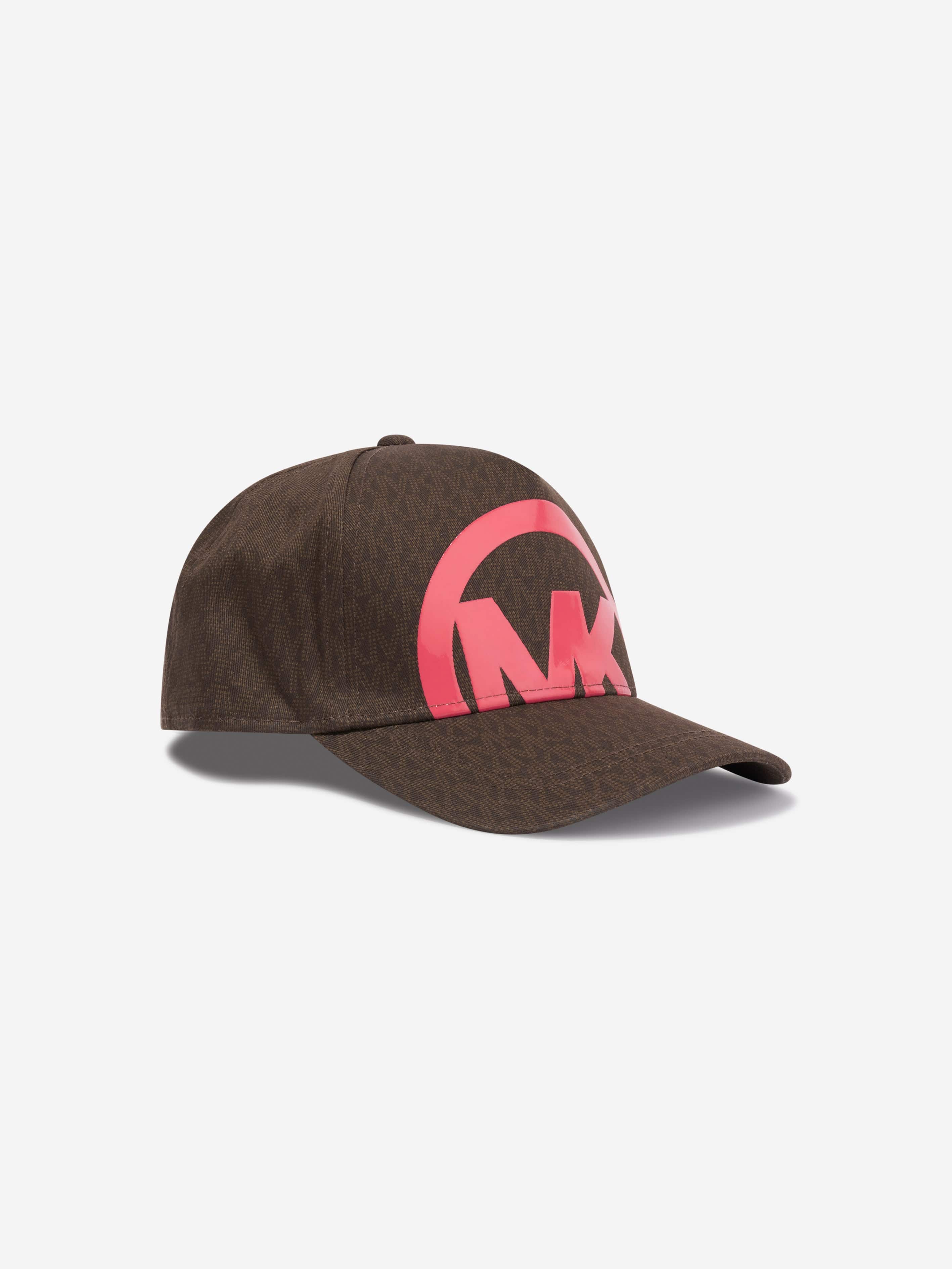 Michael Kors Kids' Girls Logo Cap In Brown