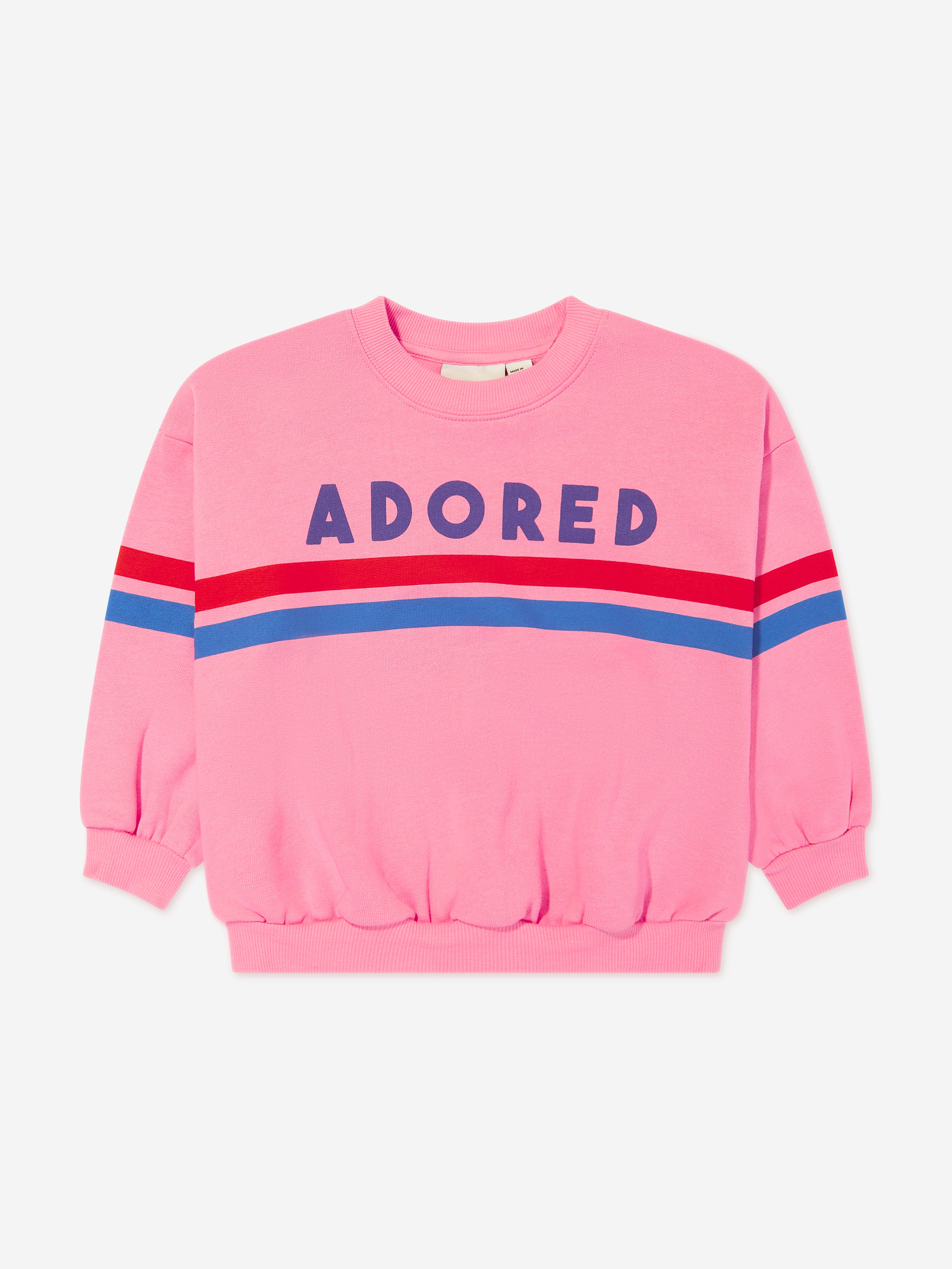 Mini Rodini Kids' Girls Adored Sweatshirt In Pink