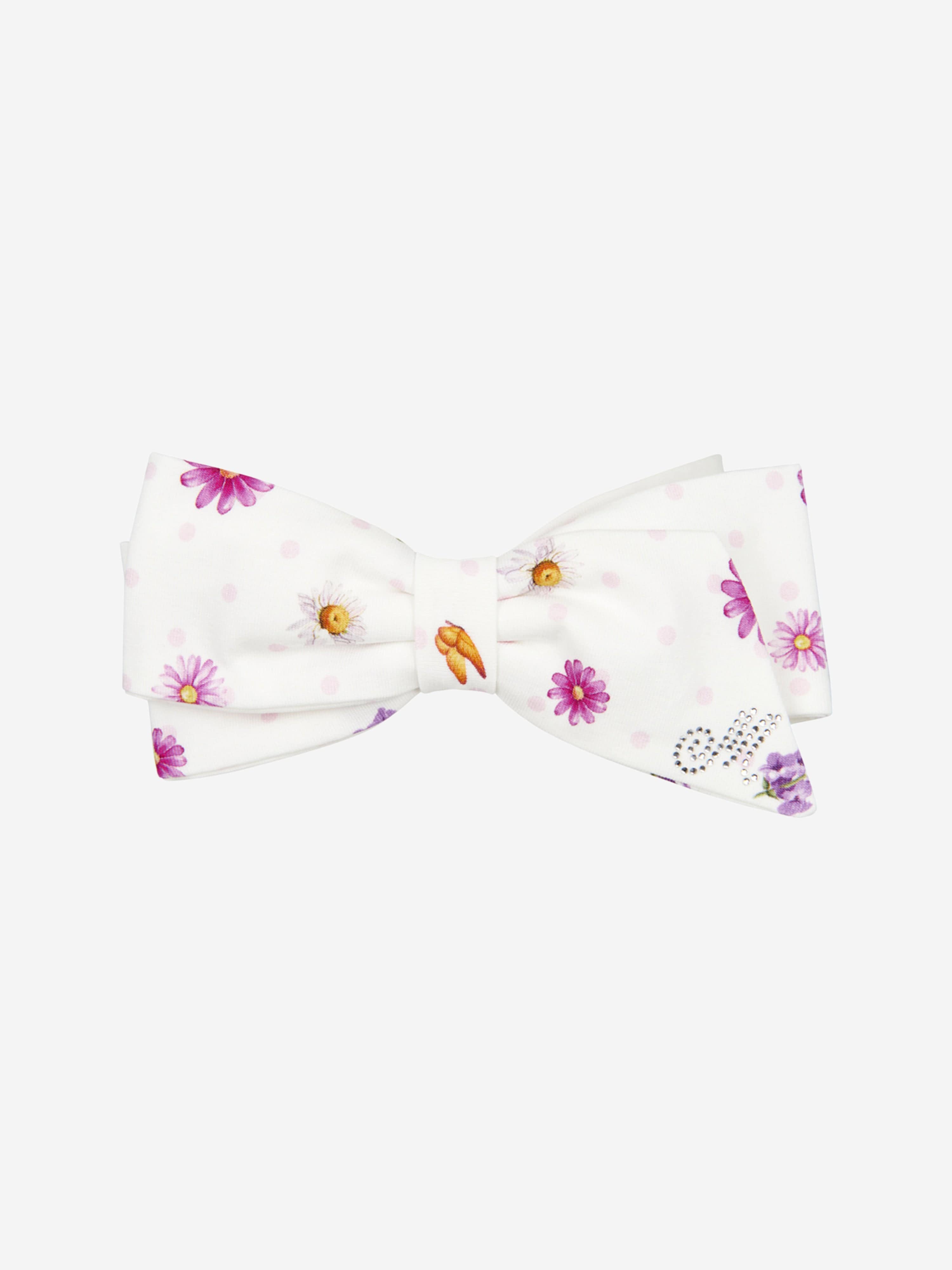 Monnalisa Kids' Baby Girls Headband Xs (24 - 36 Mths) White