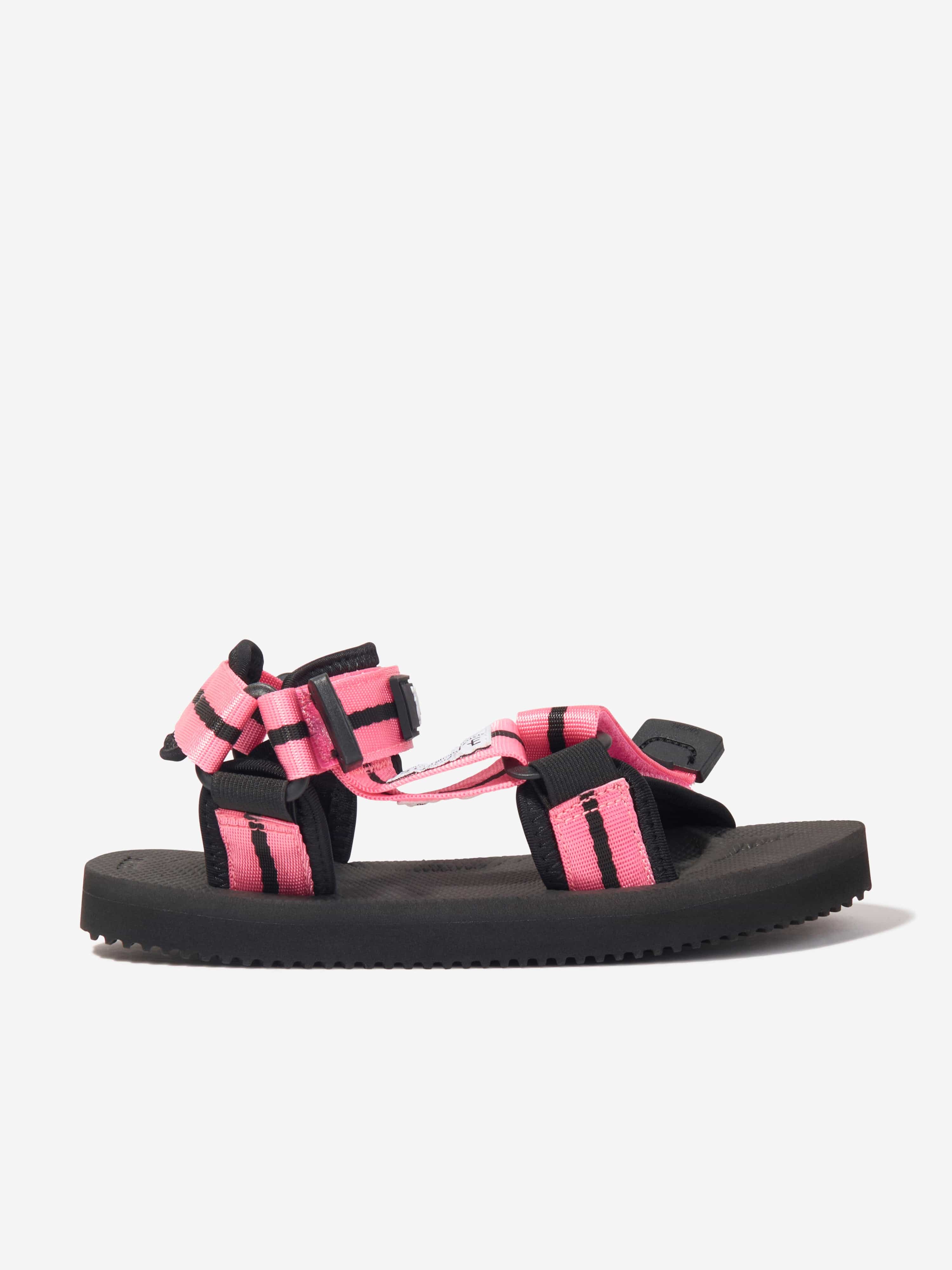 Palm Angels Kids' Girls Pa X Suicoke Depa-2 Sandals In Multicoloured