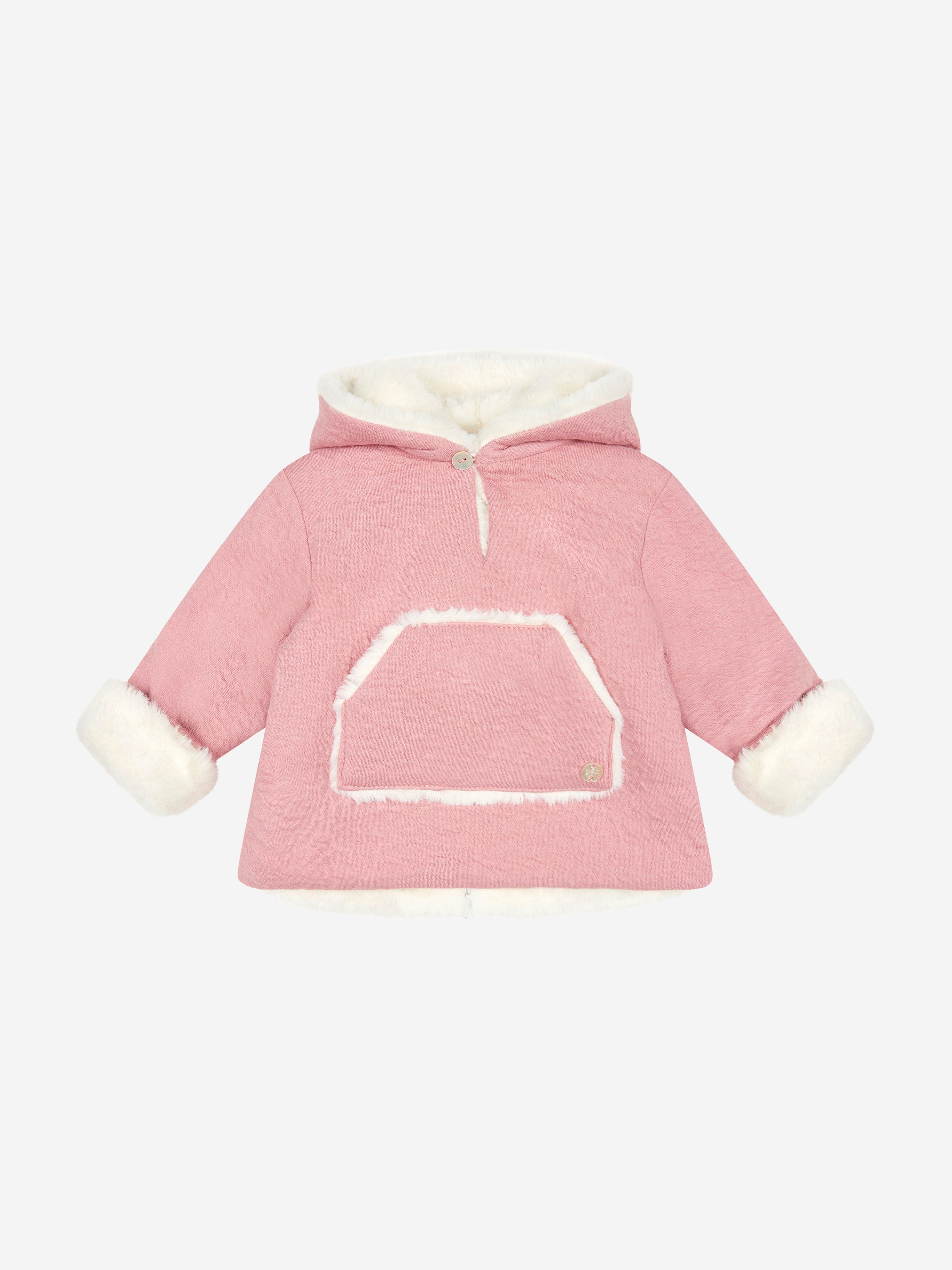 Paz Rodriguez Baby Girls Hooded Top 3 Mths Pink